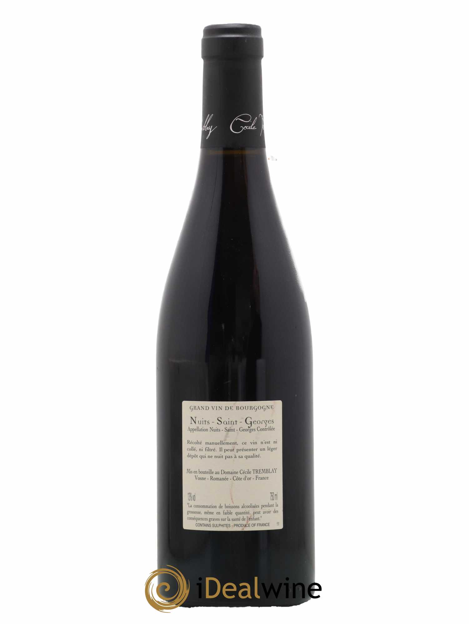 Nuits-Saint-Georges Albuca Cécile Tremblay 2014 - Lot de 1 bouteille - 1