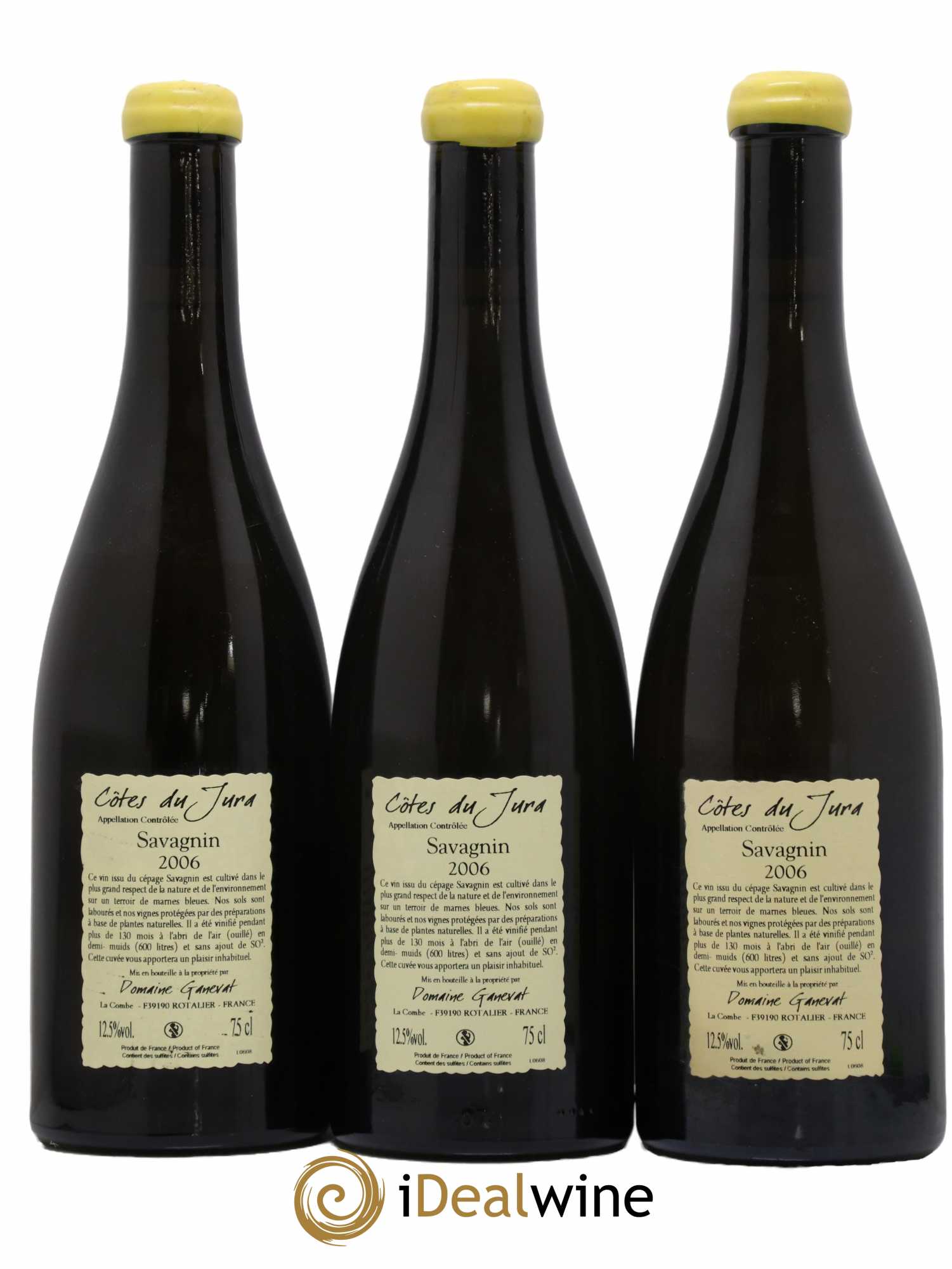 Côtes du Jura Les Vignes de mon Père Jean-François Ganevat (Domaine) 2006 - Lot de 3 bouteilles - 1