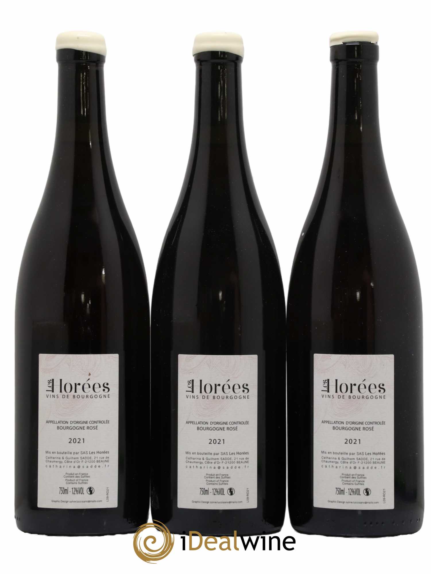 Bourgogne Rosé Bonheur Les Horées 2021 - Lot de 3 bouteilles - 1
