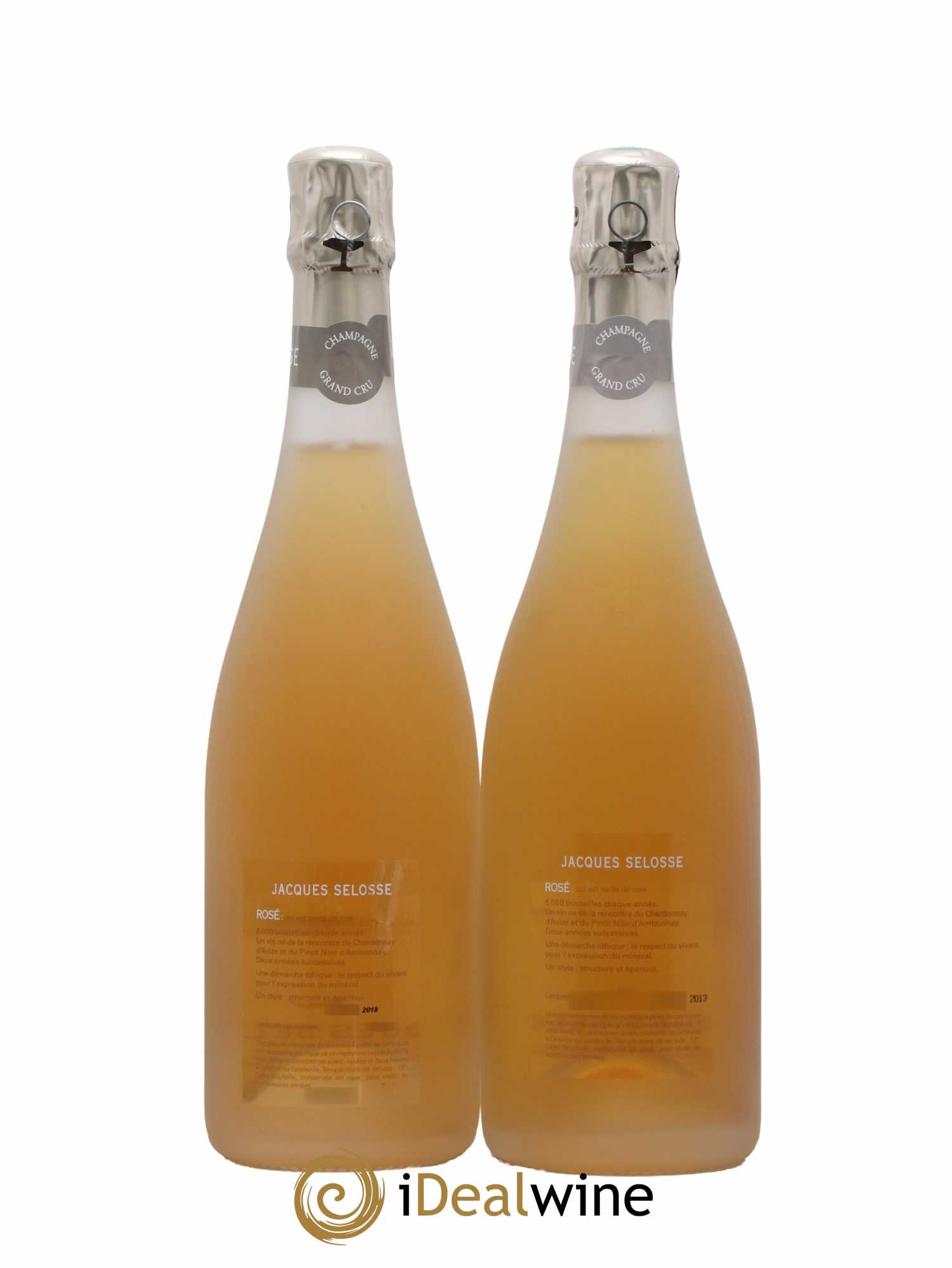 Rosé Brut Jacques Selosse - Lot of 2 bottles - 1
