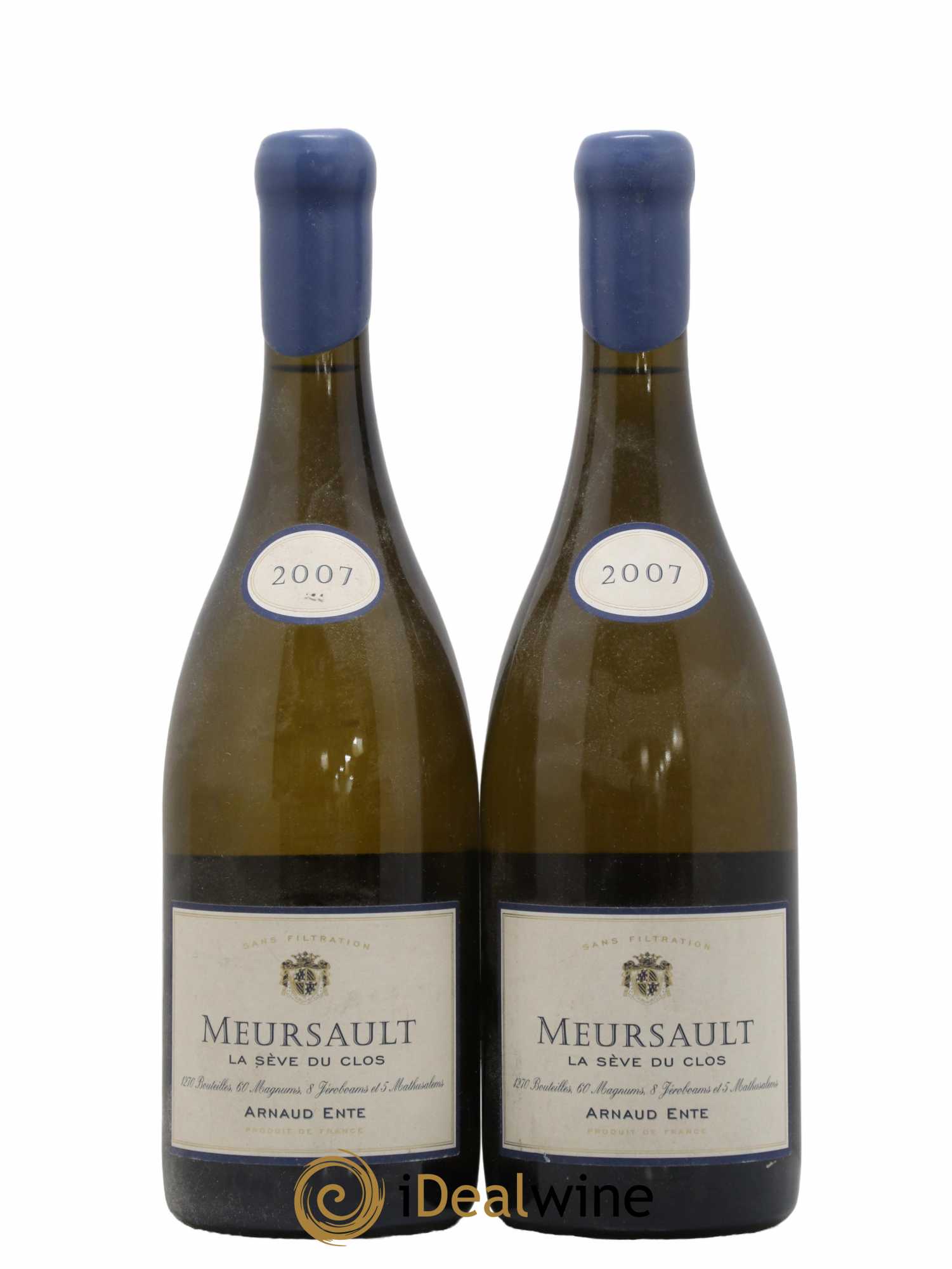 Meursault La Sève du Clos Arnaud Ente 2007 - Lot de 2 bouteilles - 0