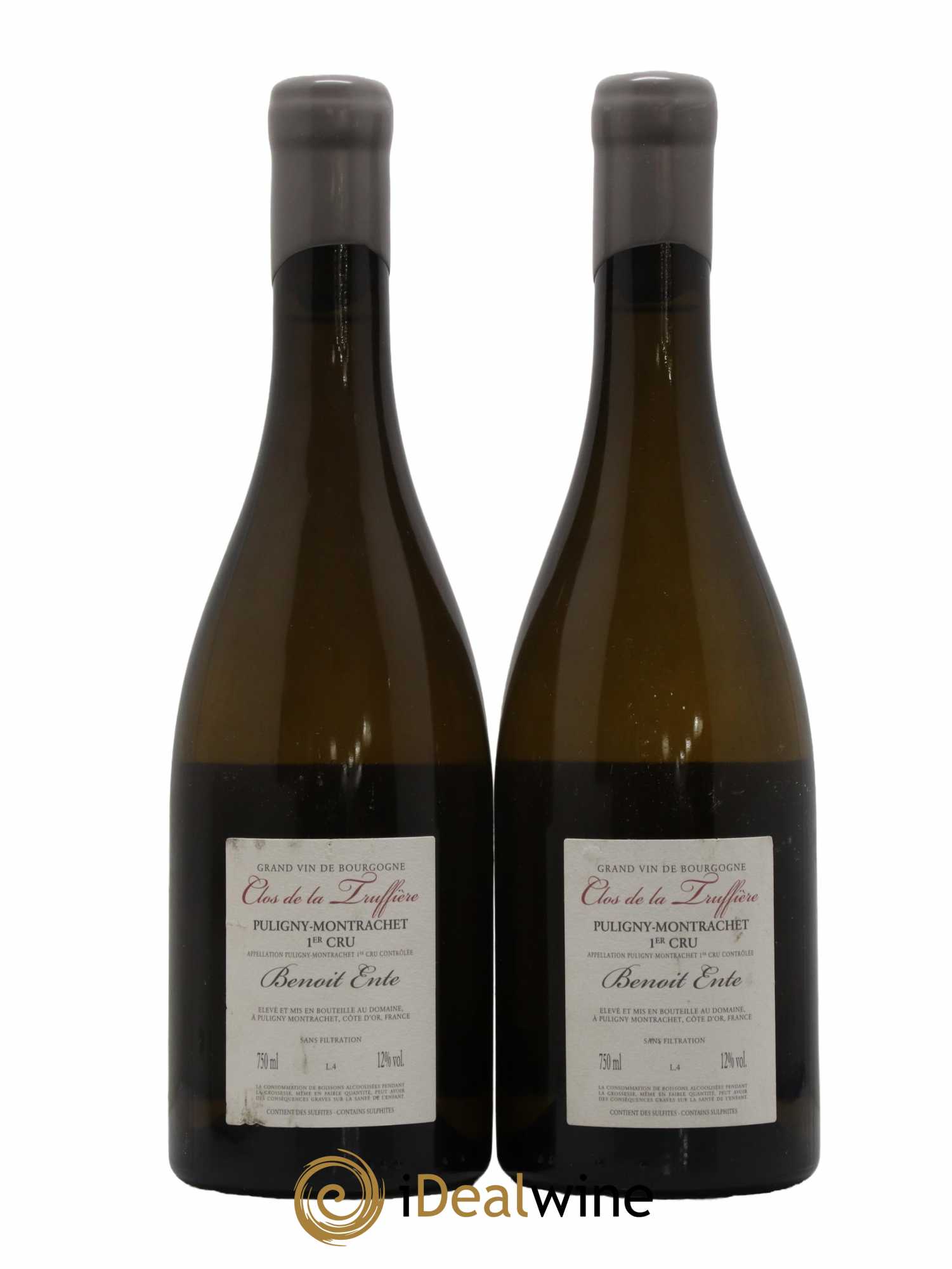 Puligny-Montrachet 1er Cru Clos de la Truffière Benoit Ente 2014 - Lotto di 2 bottiglie - 1