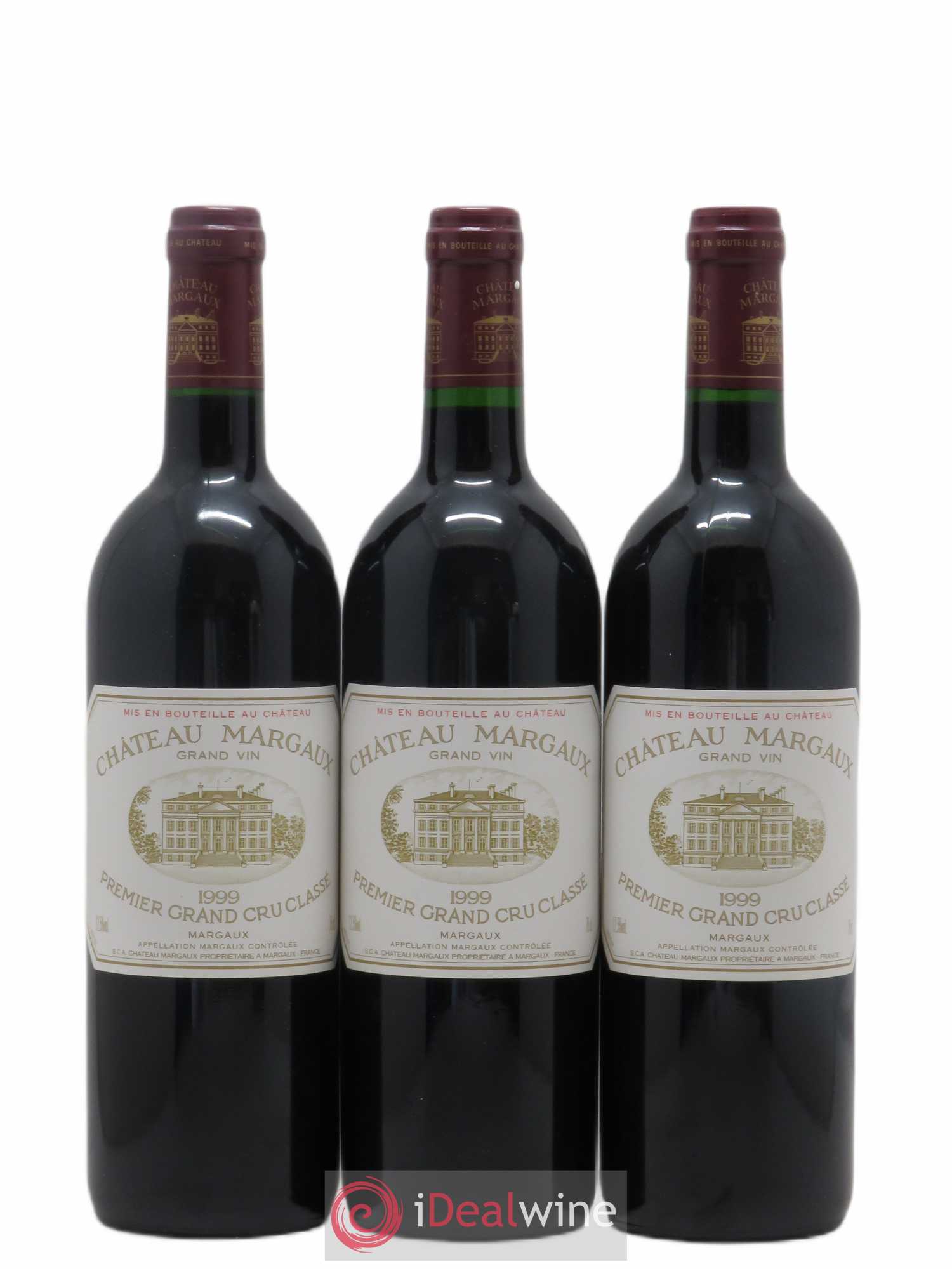 Château Margaux 1er Grand Cru Classé 1999 - Lot de 6 bouteilles - 1