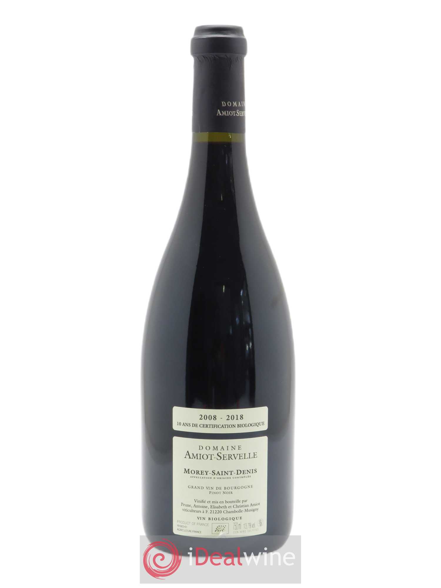Morey-Saint-Denis Amiot-Servelle 2018 - Lot de 1 bouteille - 1