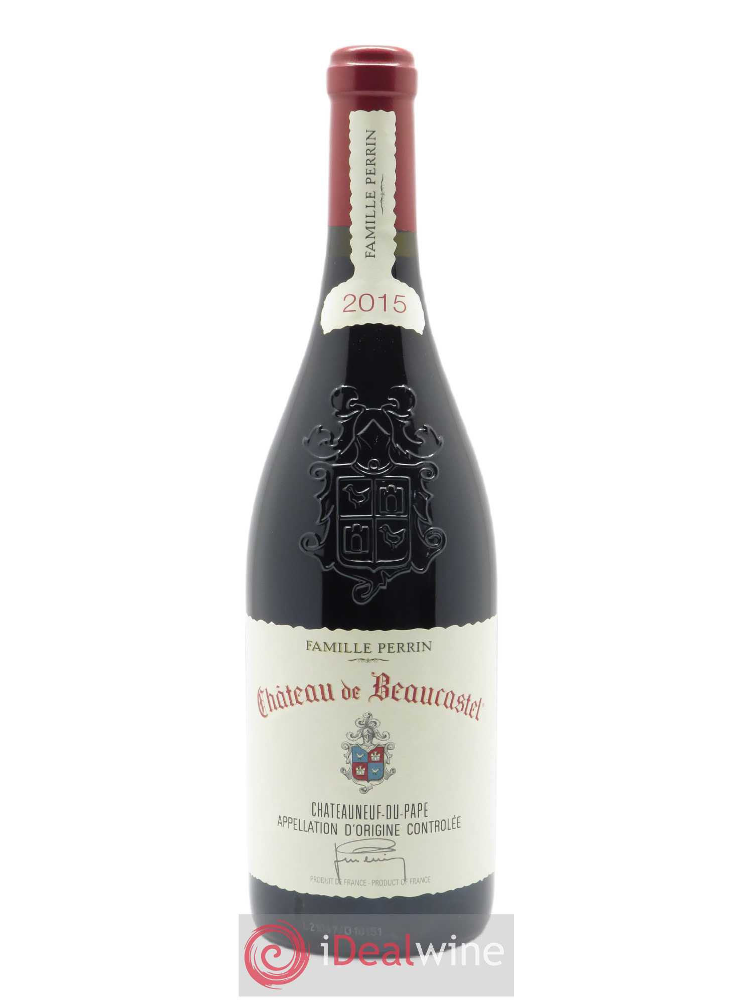 Châteauneuf-du-Pape Château de Beaucastel Famille Perrin 2015 - Lot de 1 bouteille - 0
