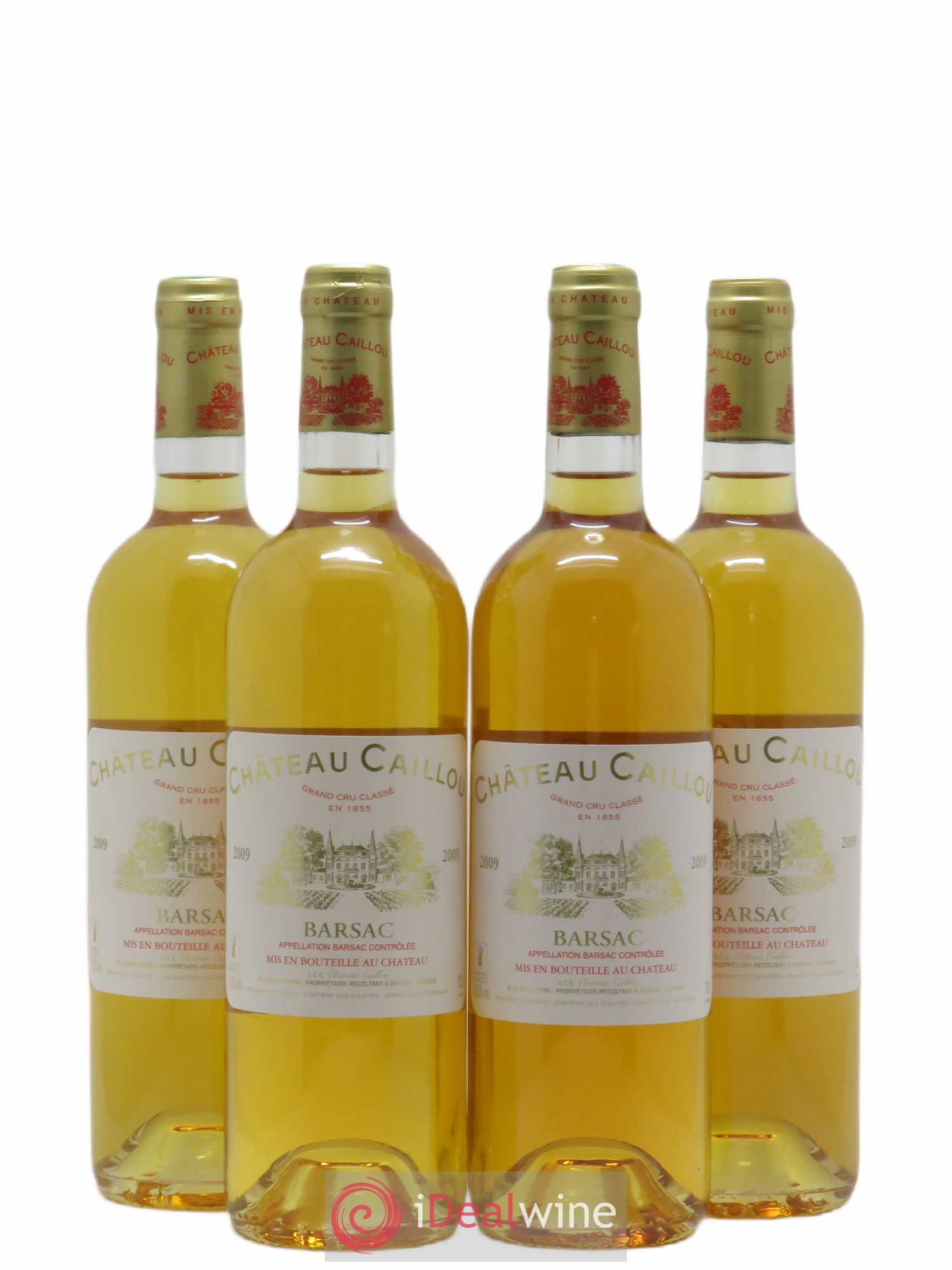 Château Caillou 2ème Grand Cru Classé 2009 - Lotto di 4 bottiglie - 0