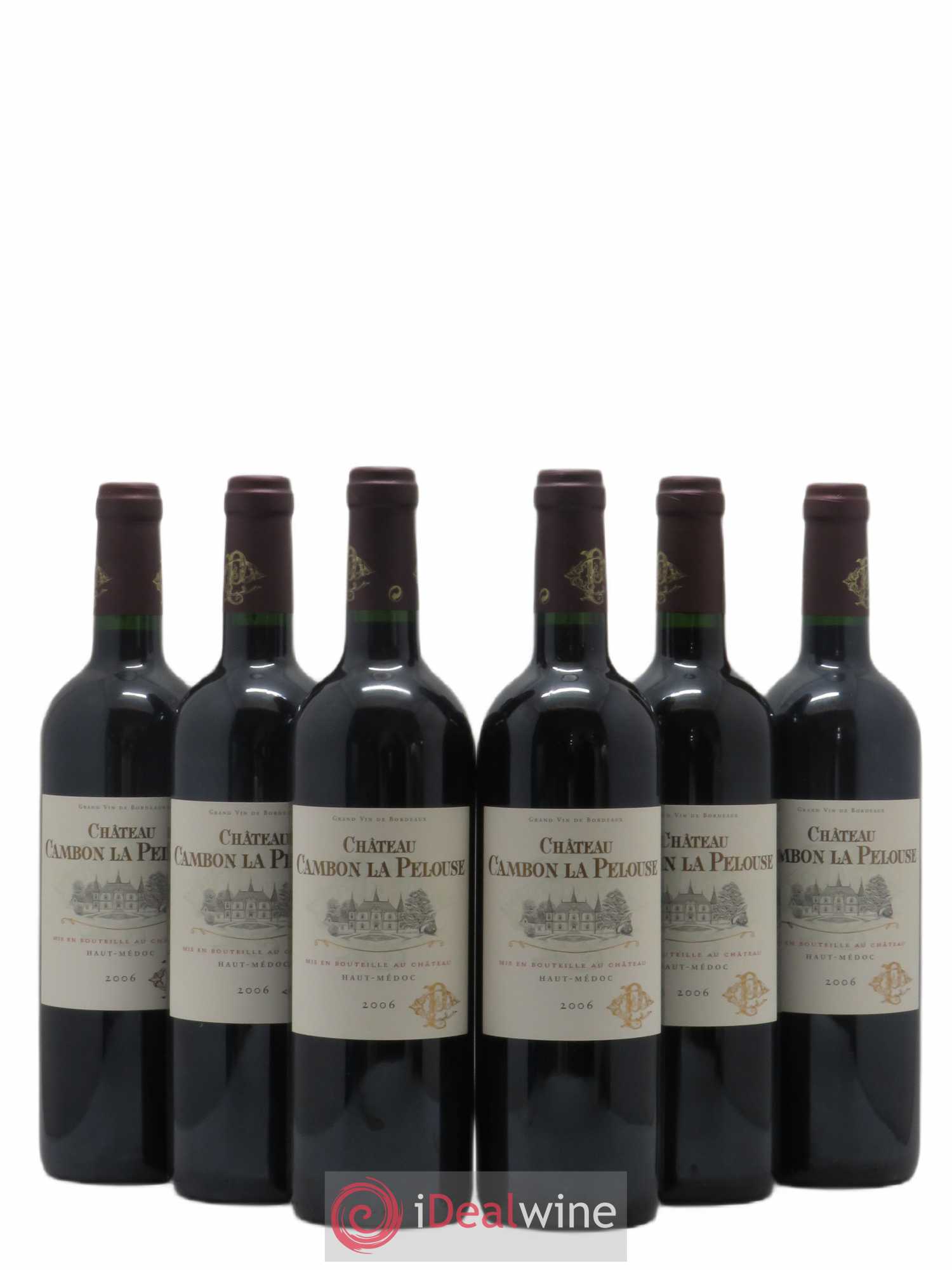 Château Cambon la Pelouse Cru Bourgeois 2006 - Lot de 6 bouteilles - 0