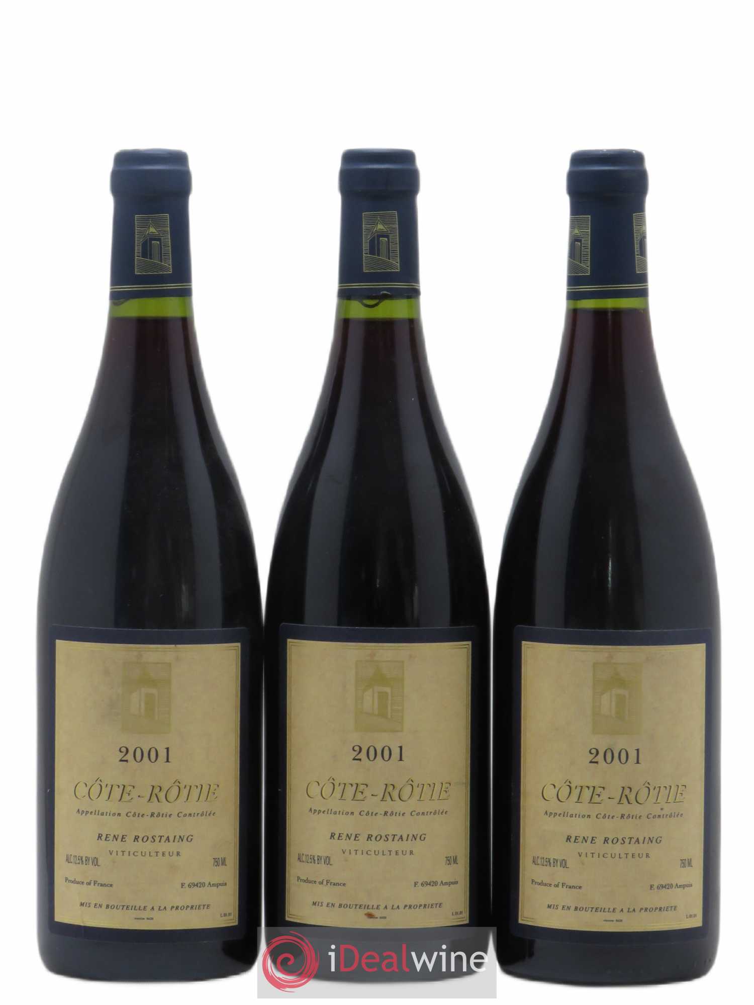 Côte-Rôtie René Rostaing 2001 - Posten von 3 Flaschen - 0