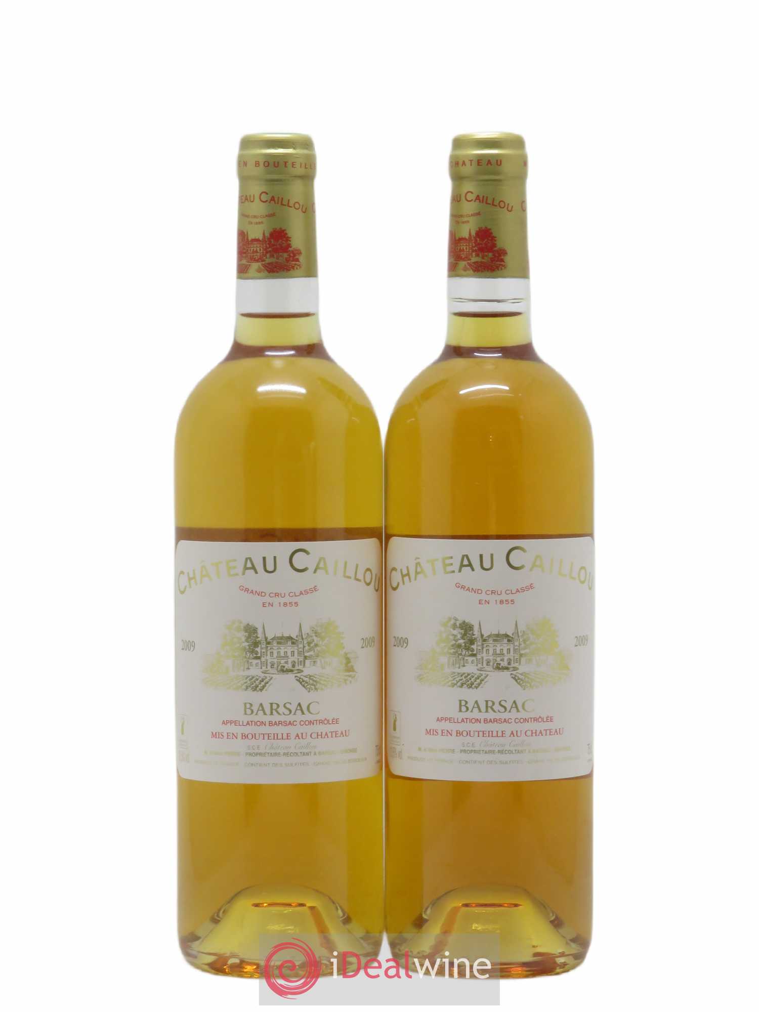 Château Caillou 2ème Grand Cru Classé 2009 - Lotto di 2 bottiglie - 0