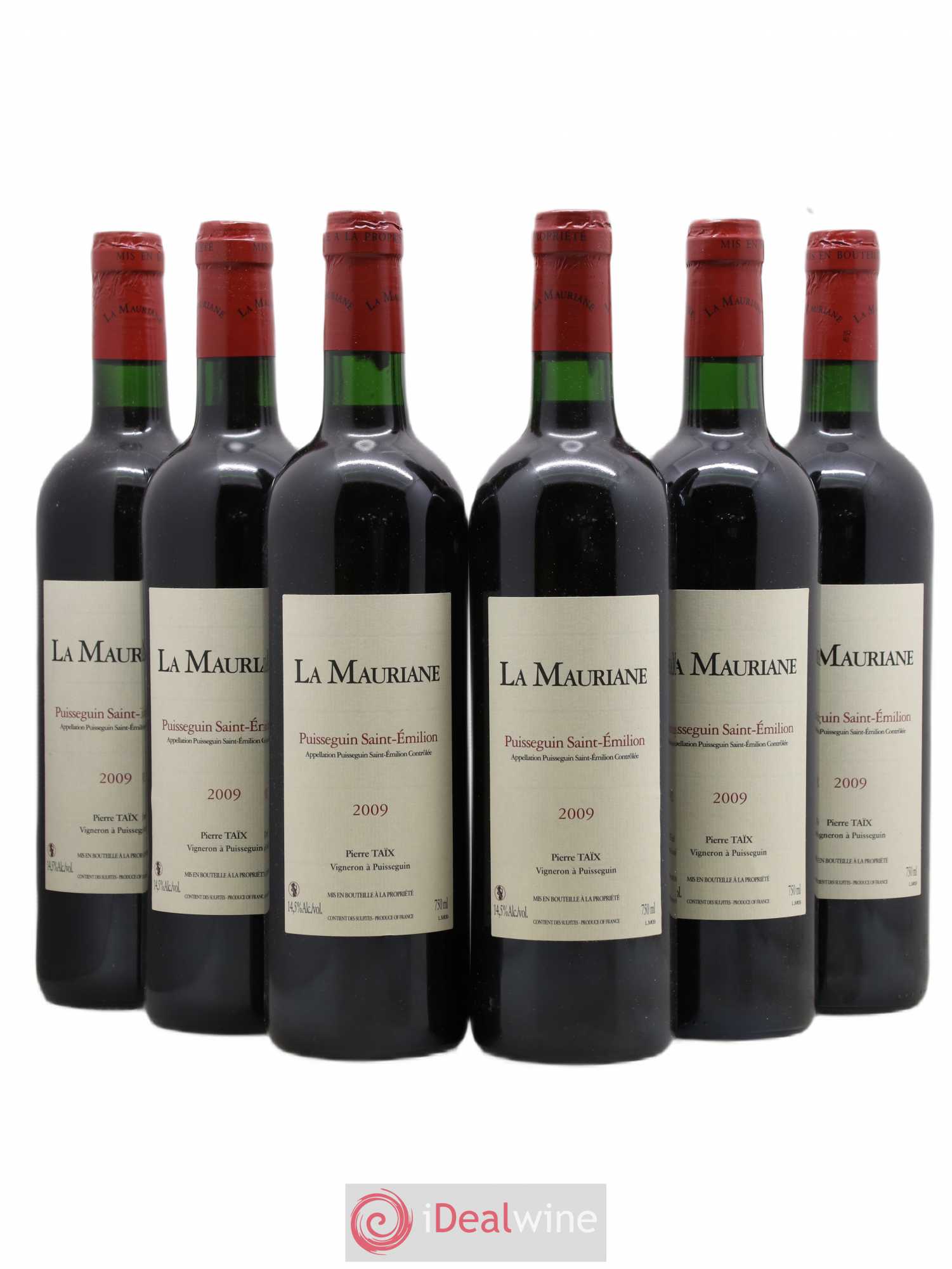 La Mauriane 2009 - Lot de 6 bouteilles - 0