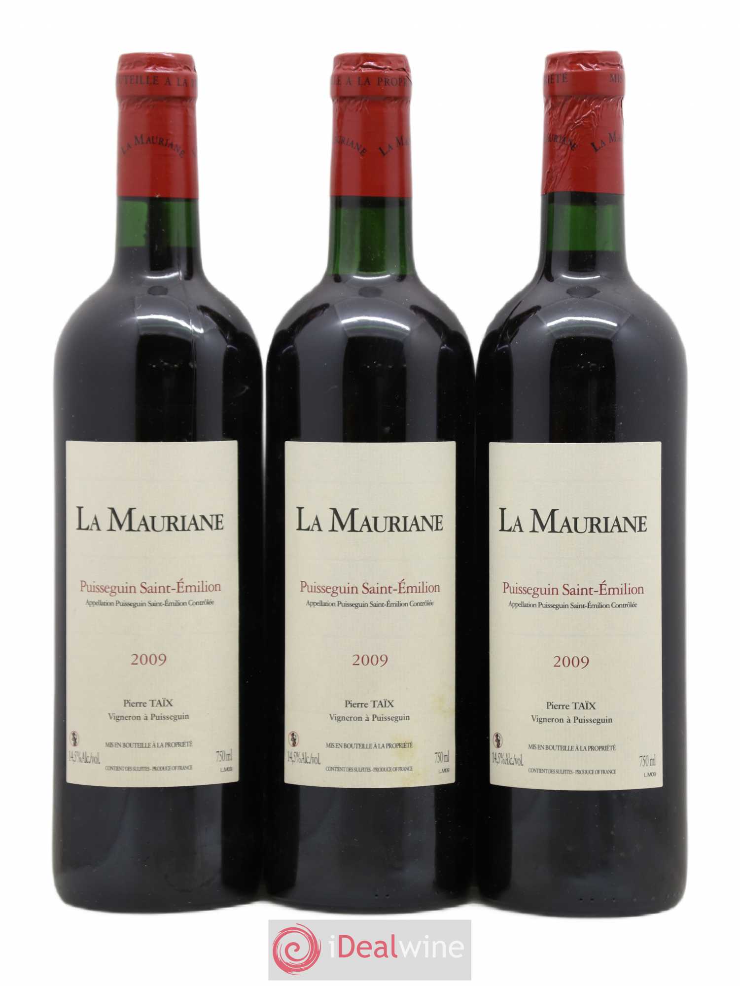 La Mauriane 2009 - Lot de 3 bouteilles - 0