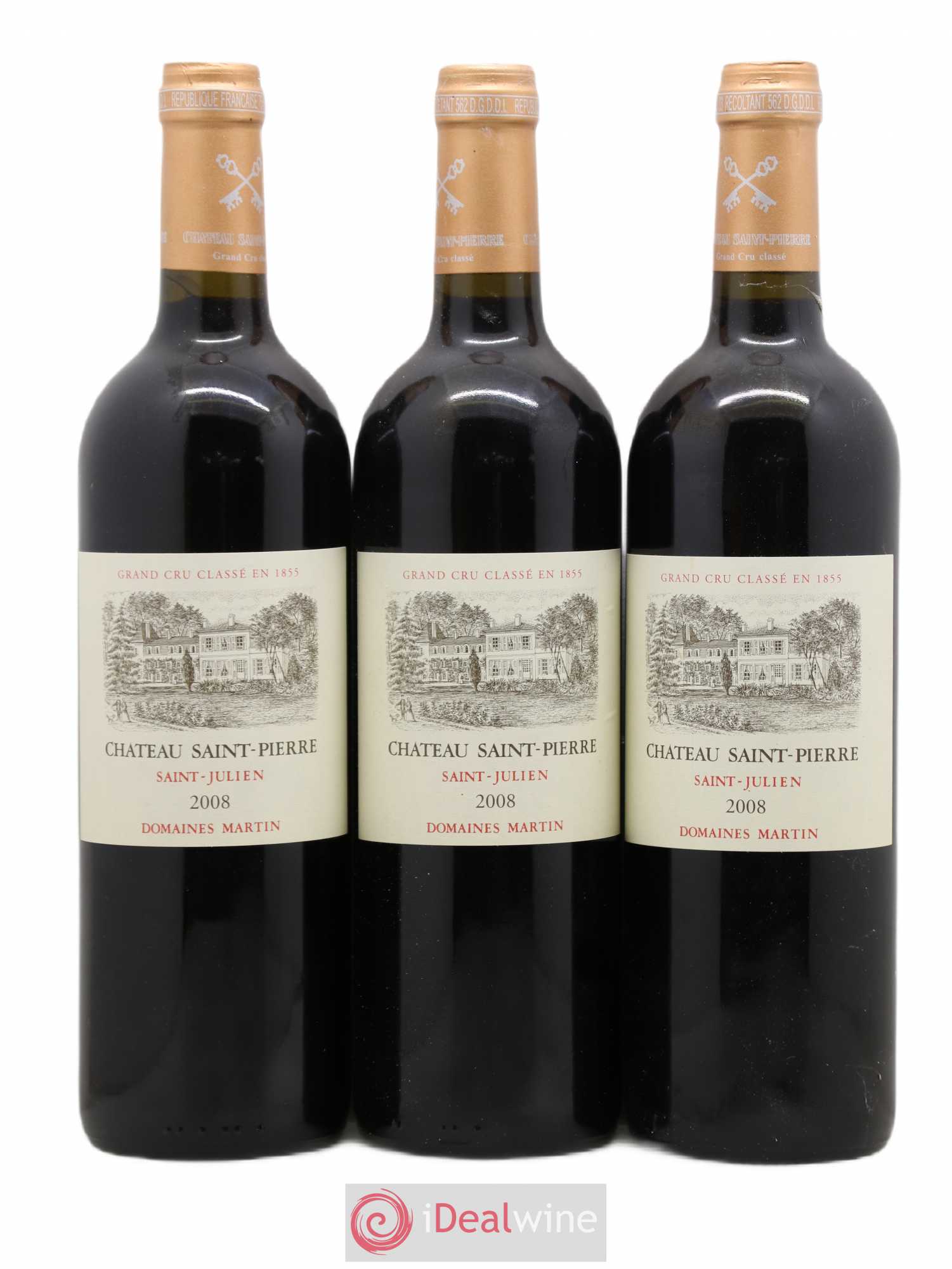 Château Saint-Pierre 4ème Grand Cru Classé 2008 - Lot de 6 bouteilles - 2