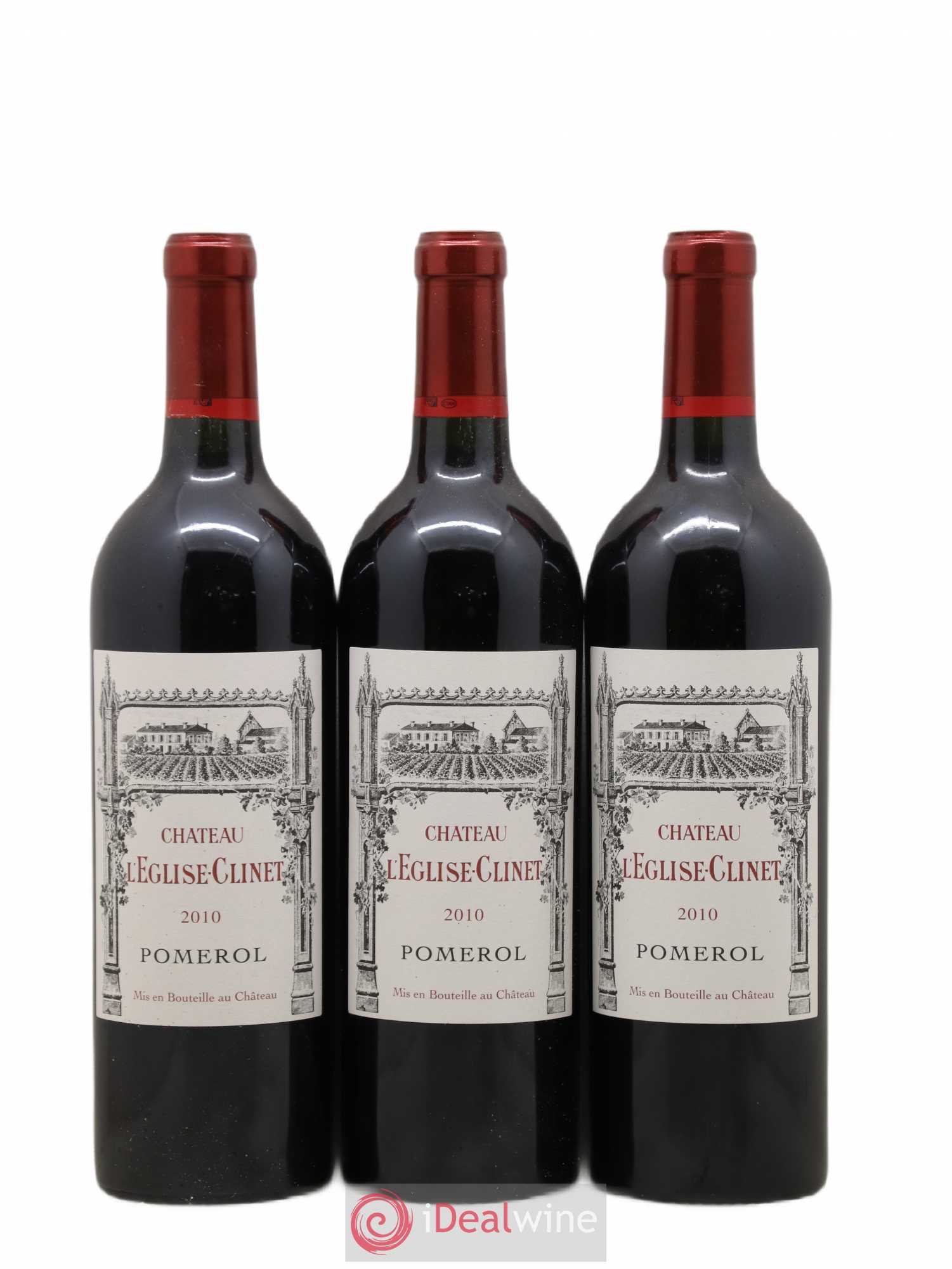 Château l' Église Clinet 2010 - Lot de 3 bouteilles - 0