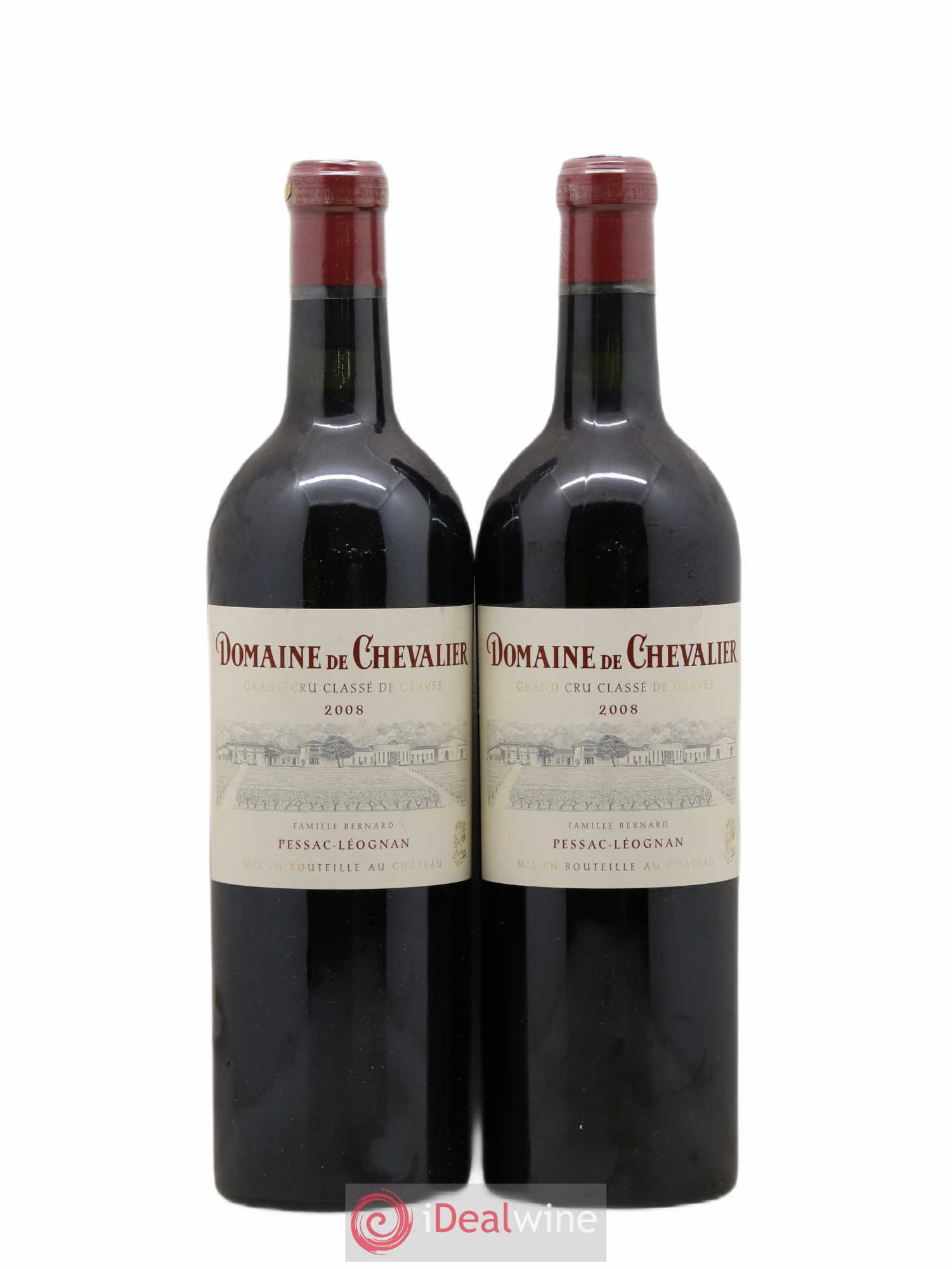 Domaine de Chevalier Cru Classé de Graves 2008 - Lot de 2 bouteilles - 0