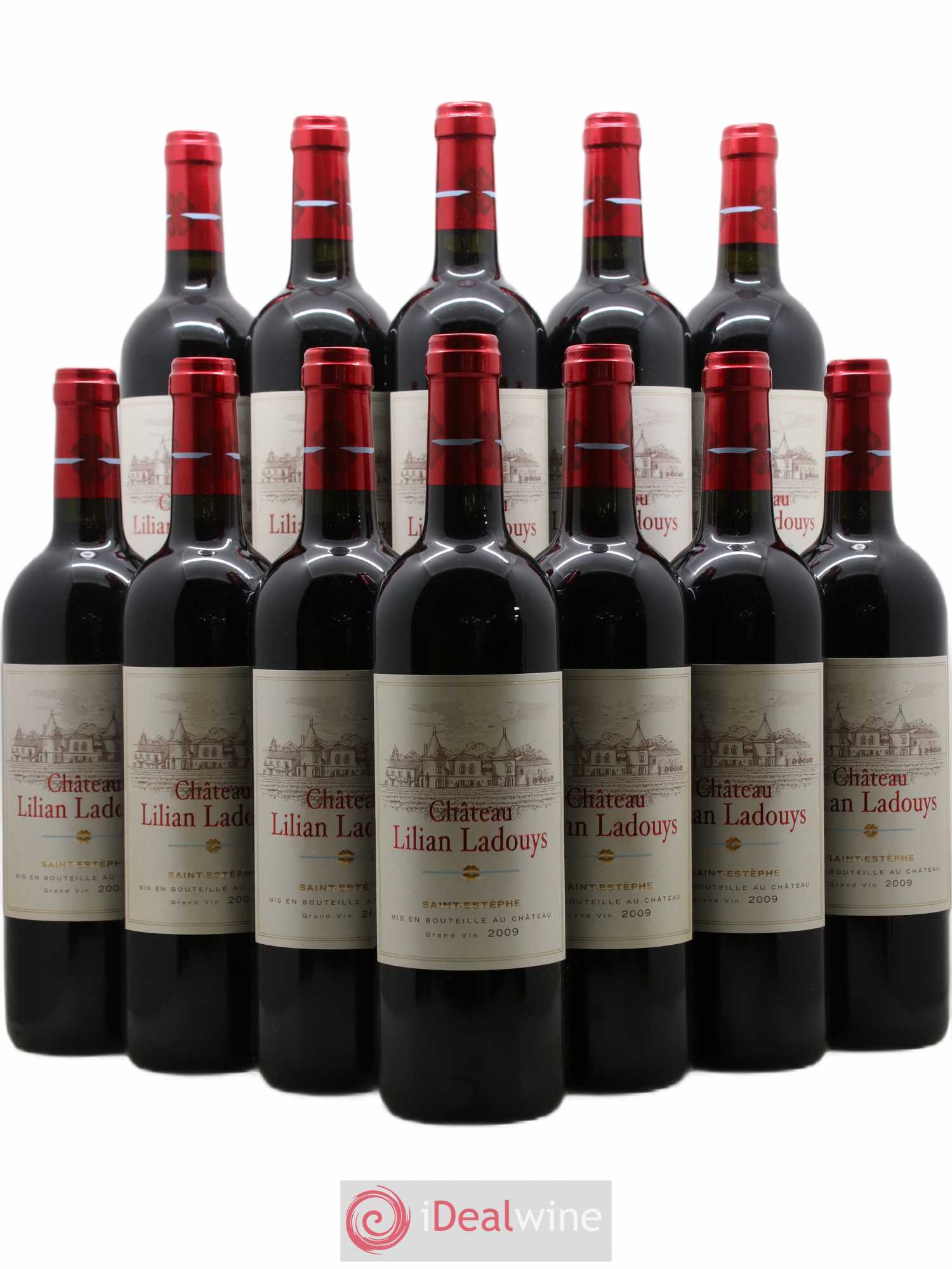 Château Lilian Ladouys Cru Bourgeois 2009 - Lot de 12 bouteilles - 0