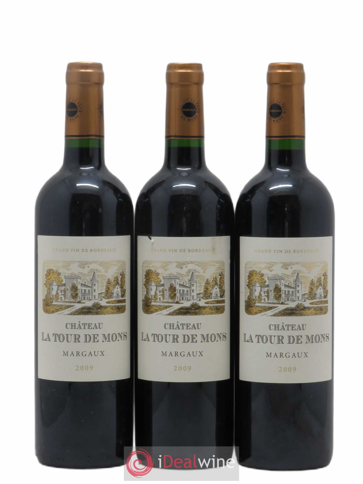 Château la Tour de Mons Cru Bourgeois 2009 - Lot de 12 bouteilles - 1