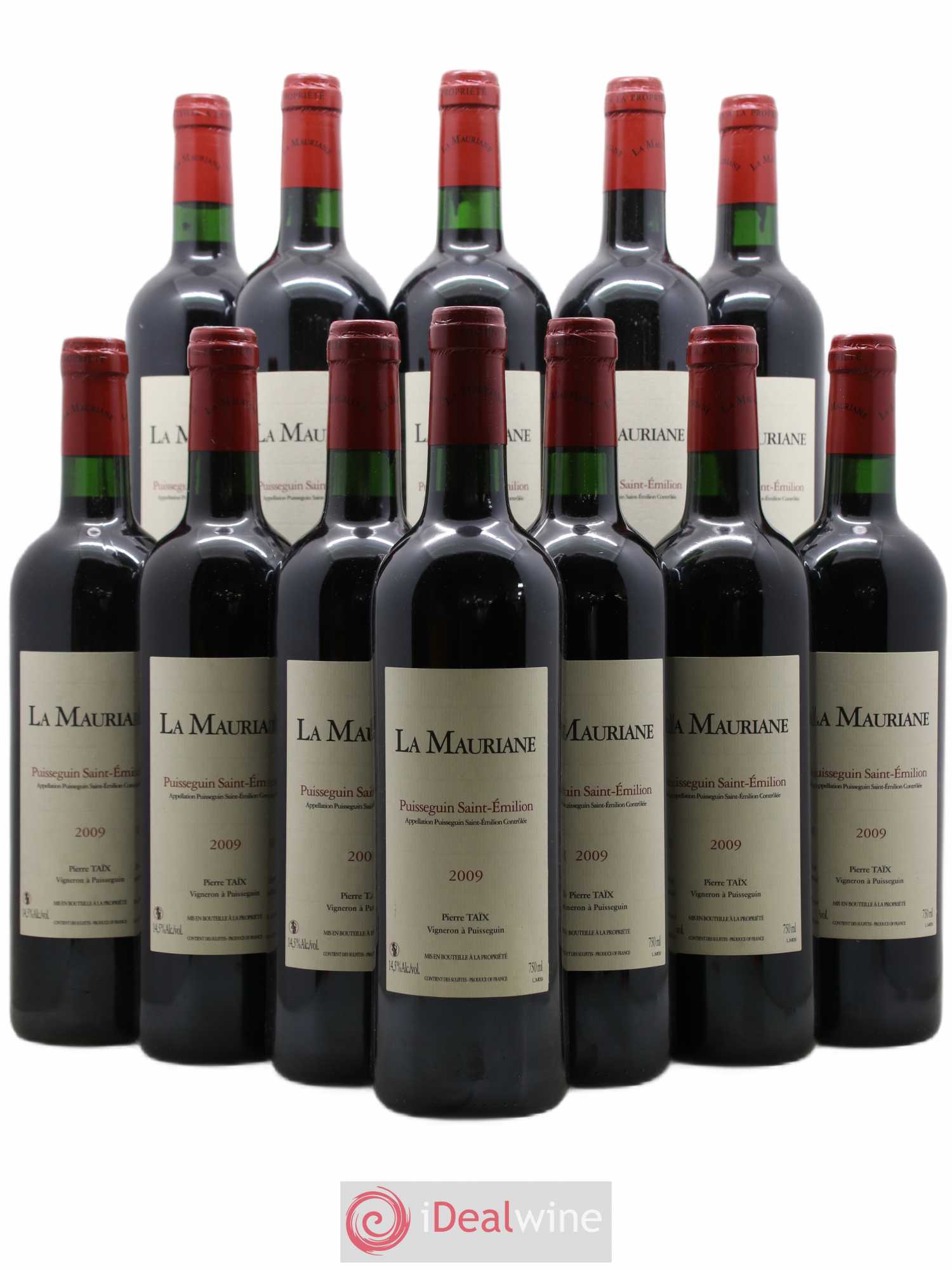 La Mauriane 2009 - Lot de 12 bouteilles - 0