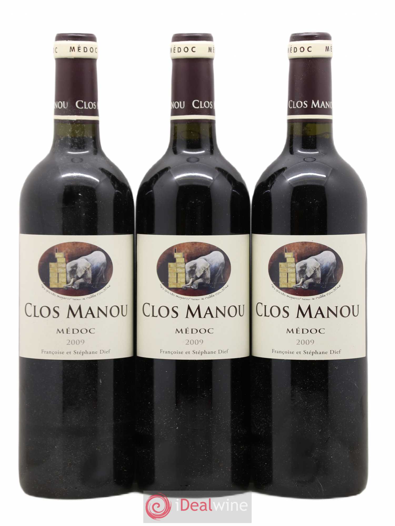 Clos Manou 2009 - Posten von 3 Flaschen - 0