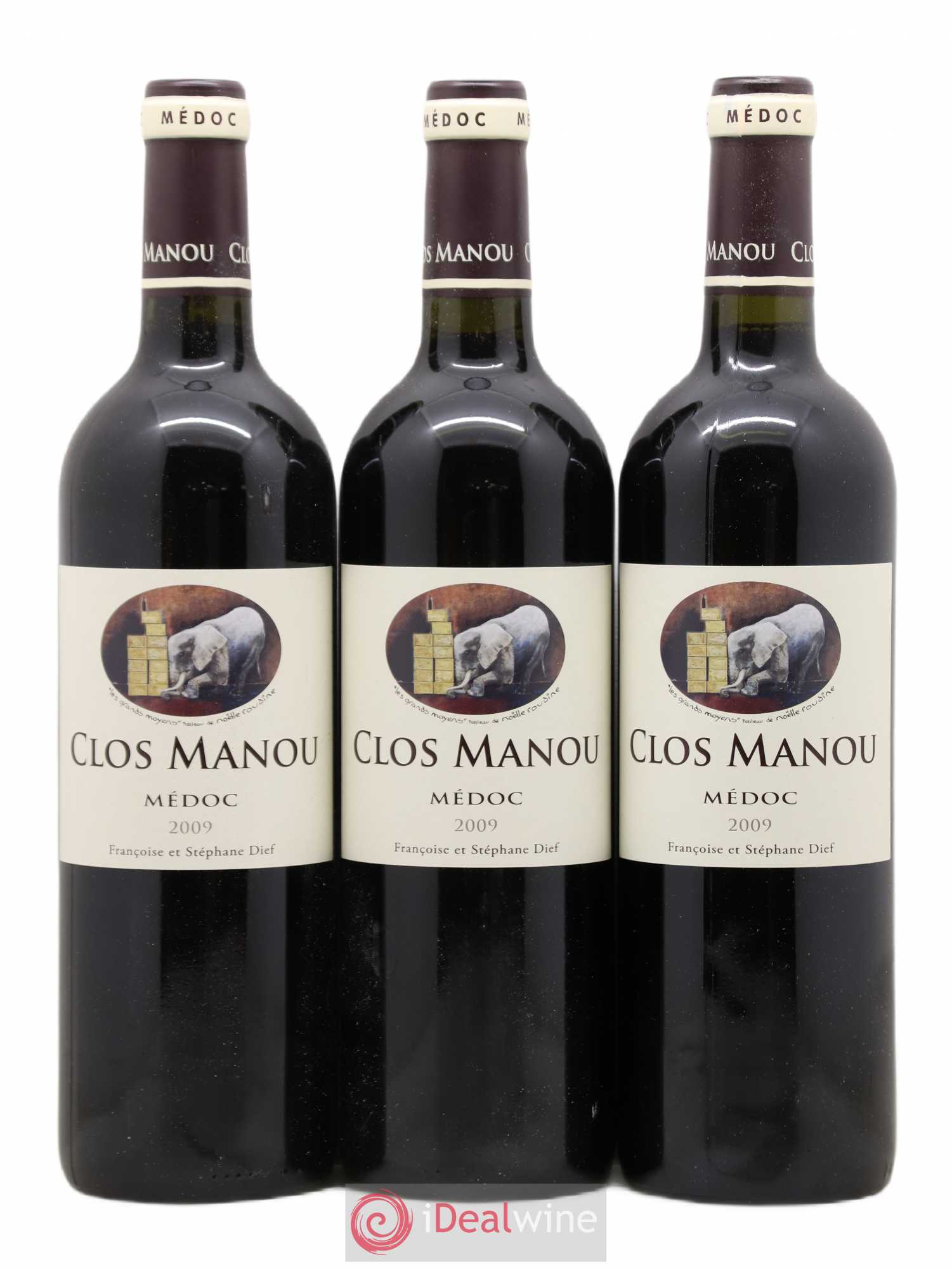Clos Manou 2009 - Lot de 3 bouteilles - 0