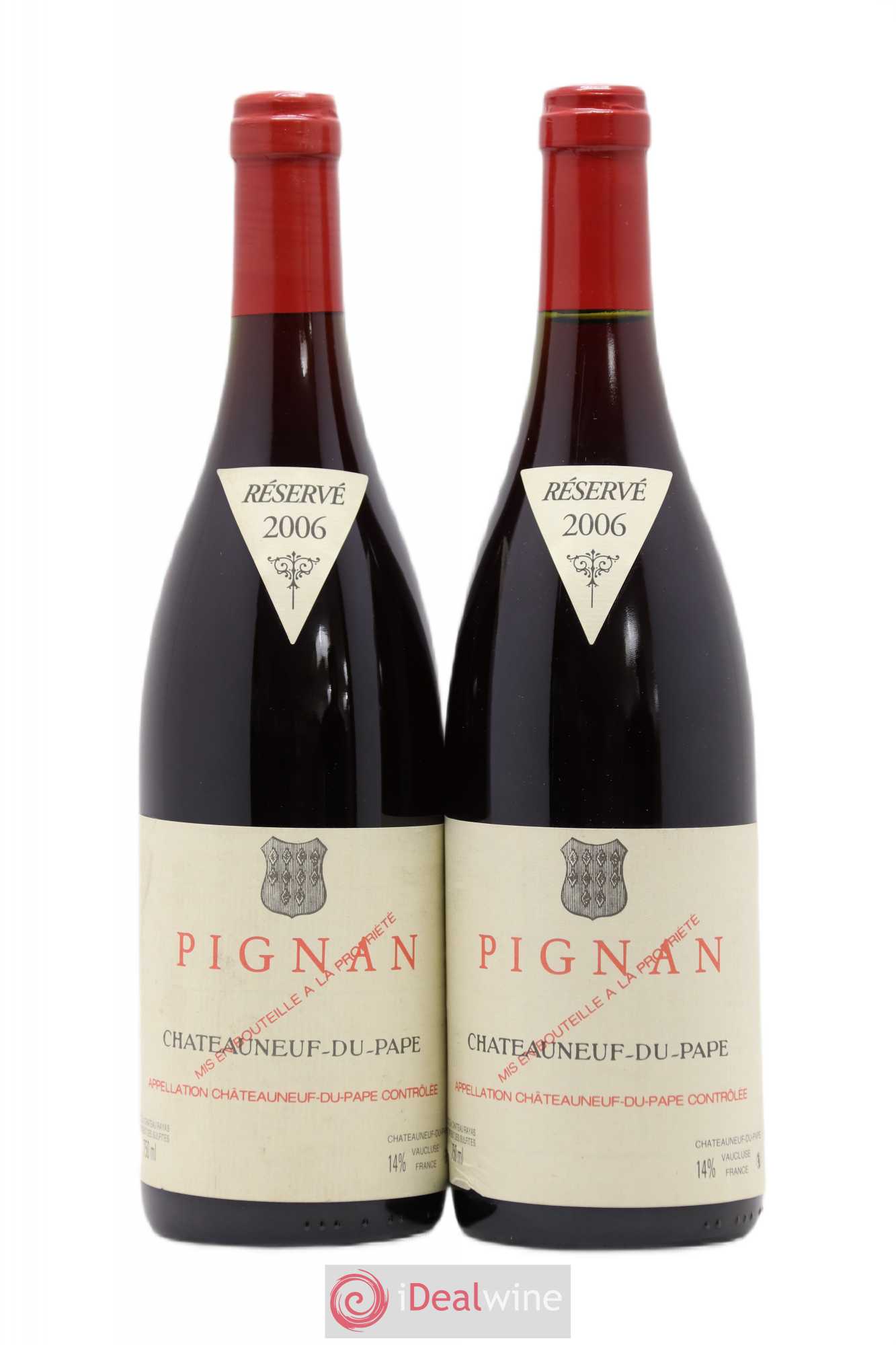 Châteauneuf-du-Pape Pignan Emmanuel Reynaud 2006 - Lot de 2 bouteilles - 0