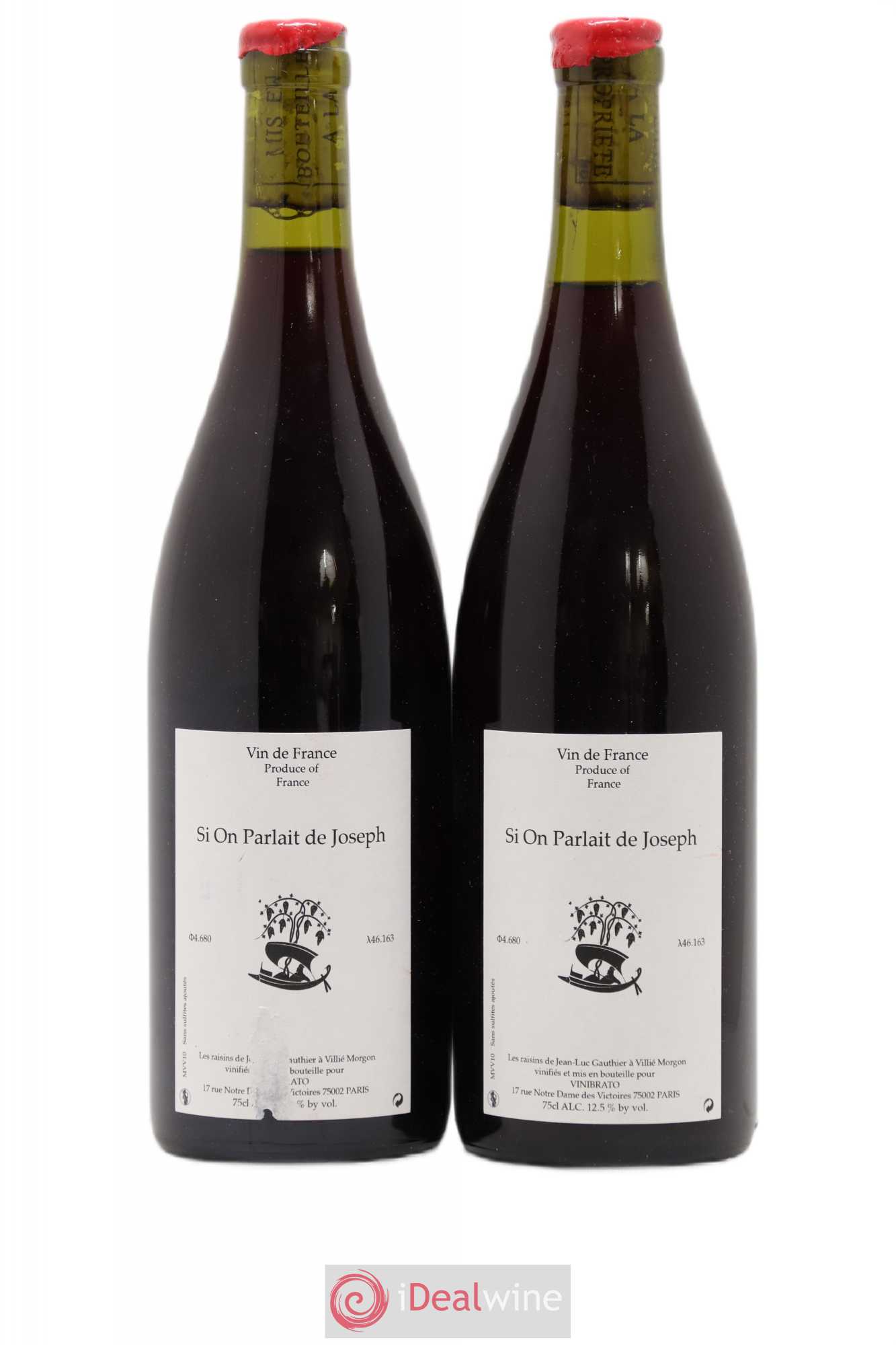 VINIBRATOのSi On Parle de Joseph Acquista Vin de France Si on parlait de Joseph Jean-Luc
