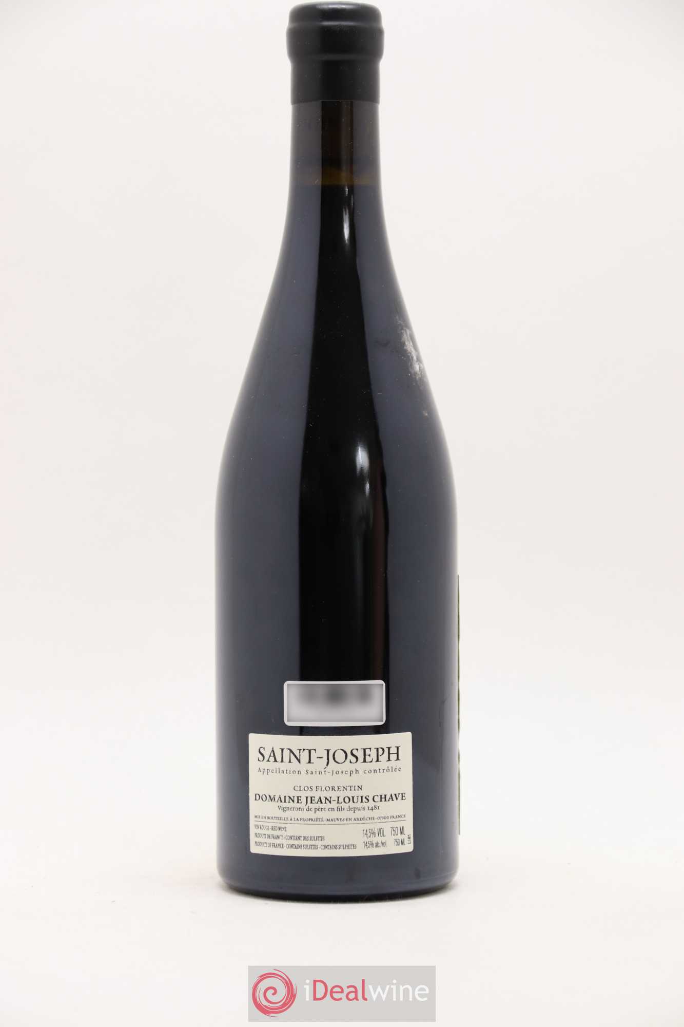 Saint-Joseph Clos Florentin Jean-Louis Chave 2018 - Lot de 1 bouteille - 1