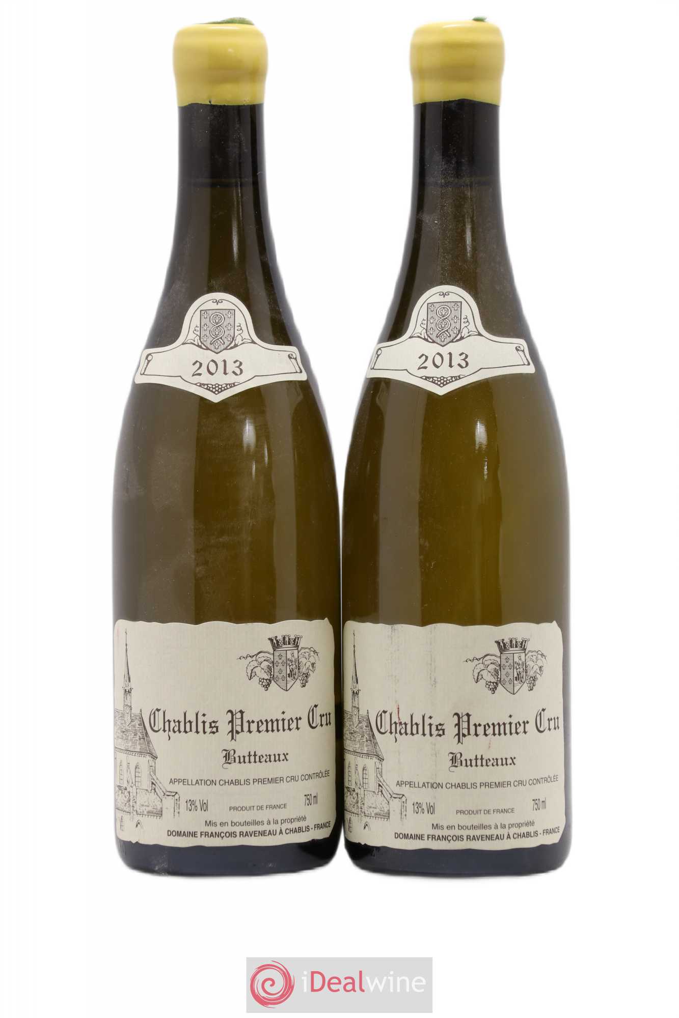 Chablis 1er Cru Butteaux Raveneau (Domaine) 2013 - Lot de 2 bouteilles - 0
