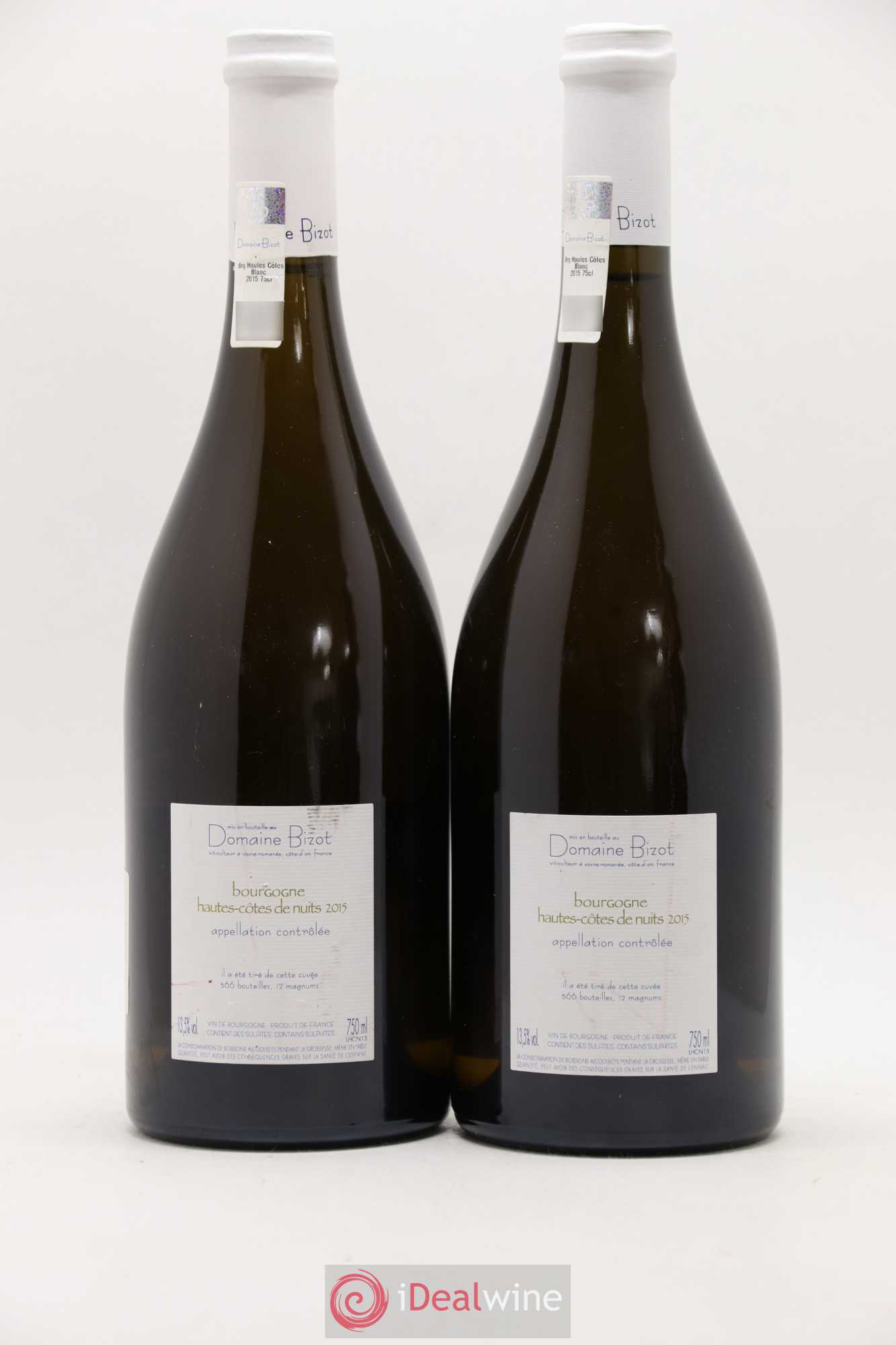 Hautes-Côtes de Nuits Bizot (Domaine) 2015 - Lot de 2 bouteilles - 1