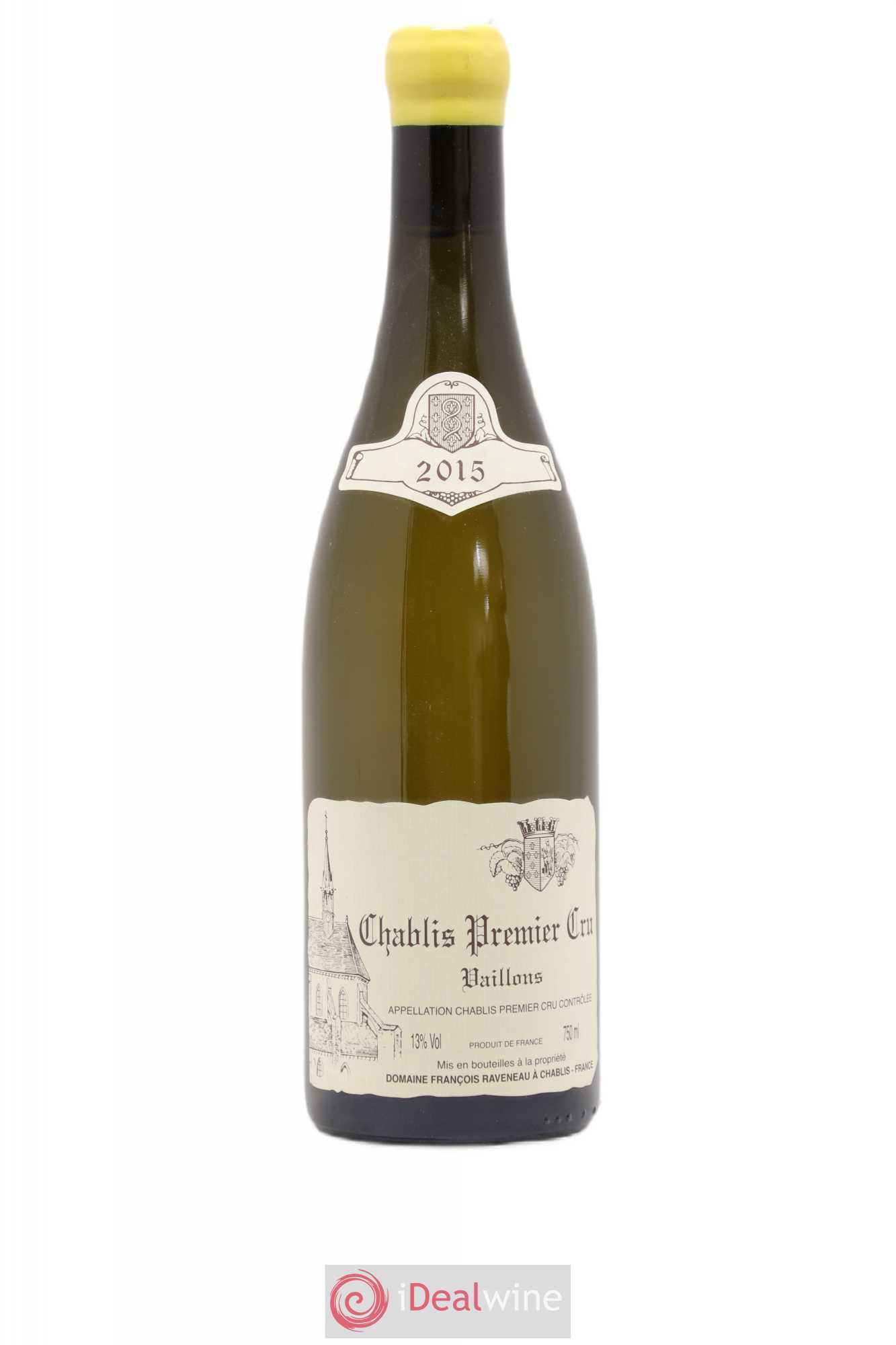 Chablis 1er Cru Vaillons Raveneau (Domaine) 2015 - Lot de 1 bouteille - 0