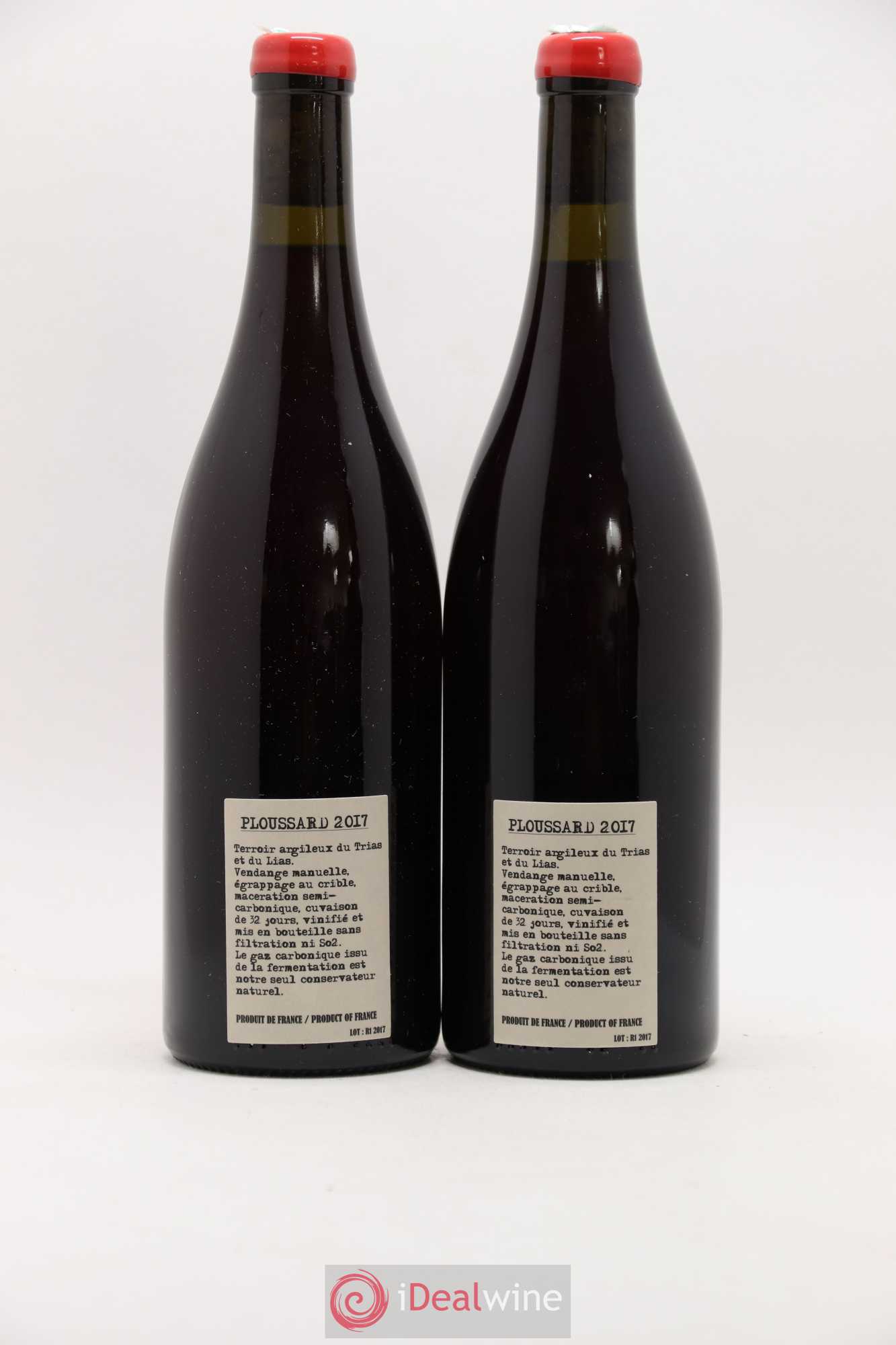 Arbois Ploussard Adeline Houillon & Renaud Bruyère 2017 - Lot de 2 bouteilles - 1