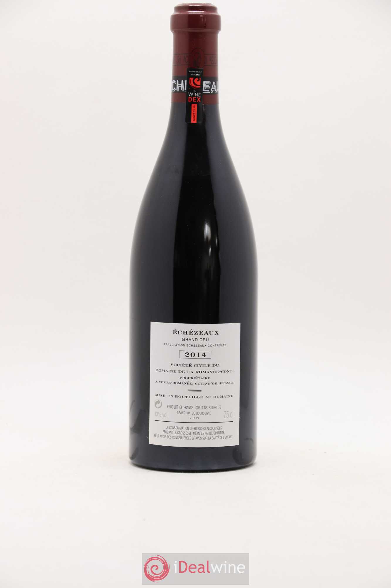 Echezeaux Grand Cru Domaine de la Romanée-Conti 2014 - Lot de 1 bouteille - 1
