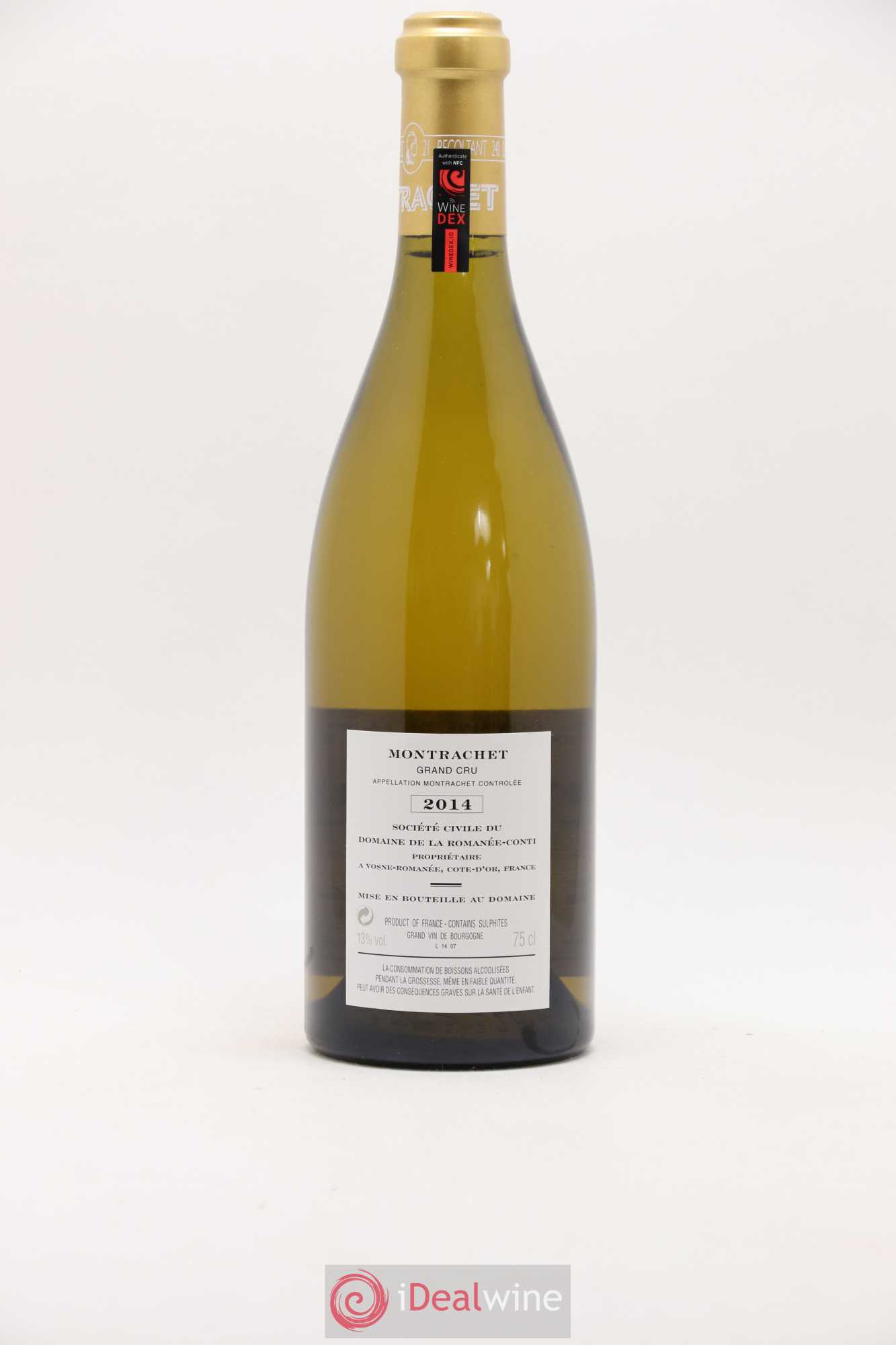 Montrachet Grand Cru Domaine de la Romanée-Conti 2014 - Lot de 1 bouteille - 1