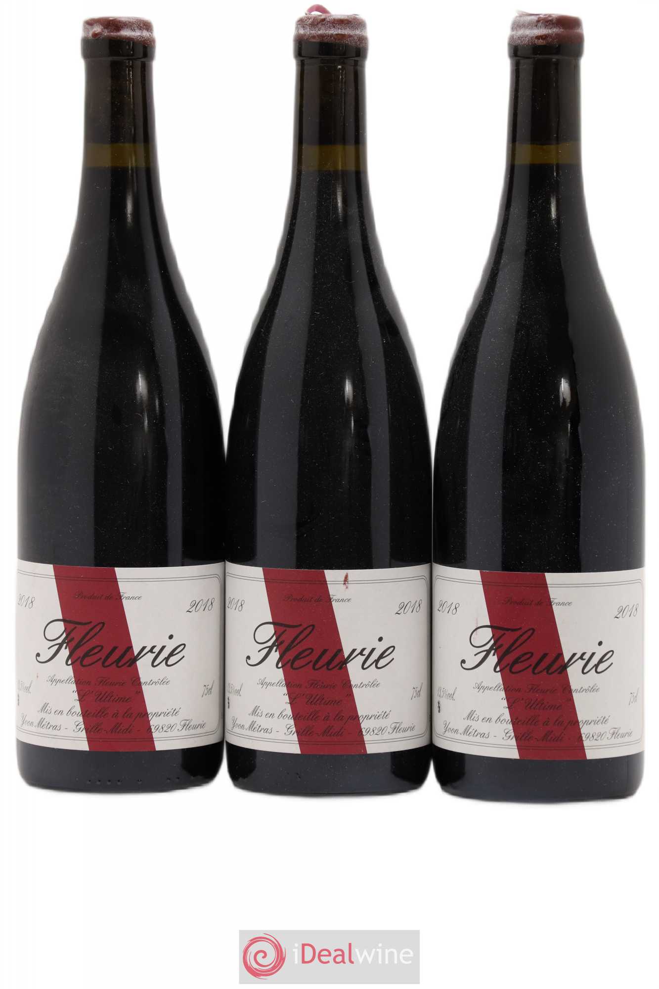 Fleurie l'Ultime Yvon Métras 2018 - Lot de 3 bouteilles - 0