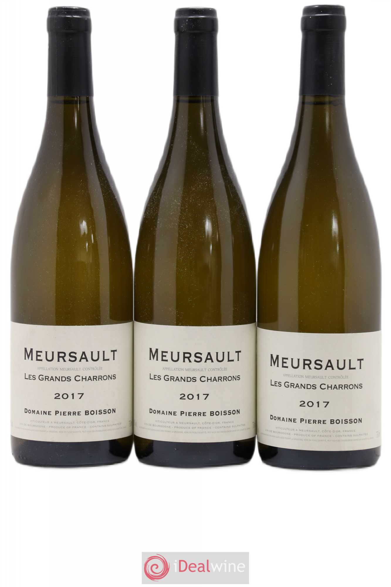 Meursault Les Grands Charrons Pierre Boisson (Domaine) 2017 - Posten von 3 Flaschen - 0