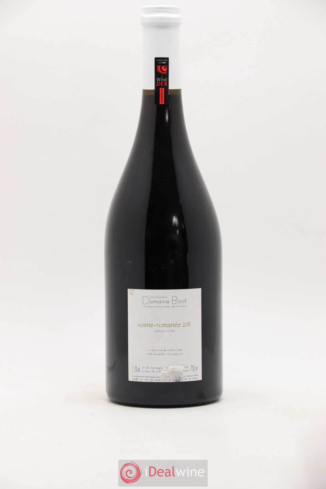Vosne-Romanée Bizot (Domaine) 2011 - Lot de 1 bouteille - 1