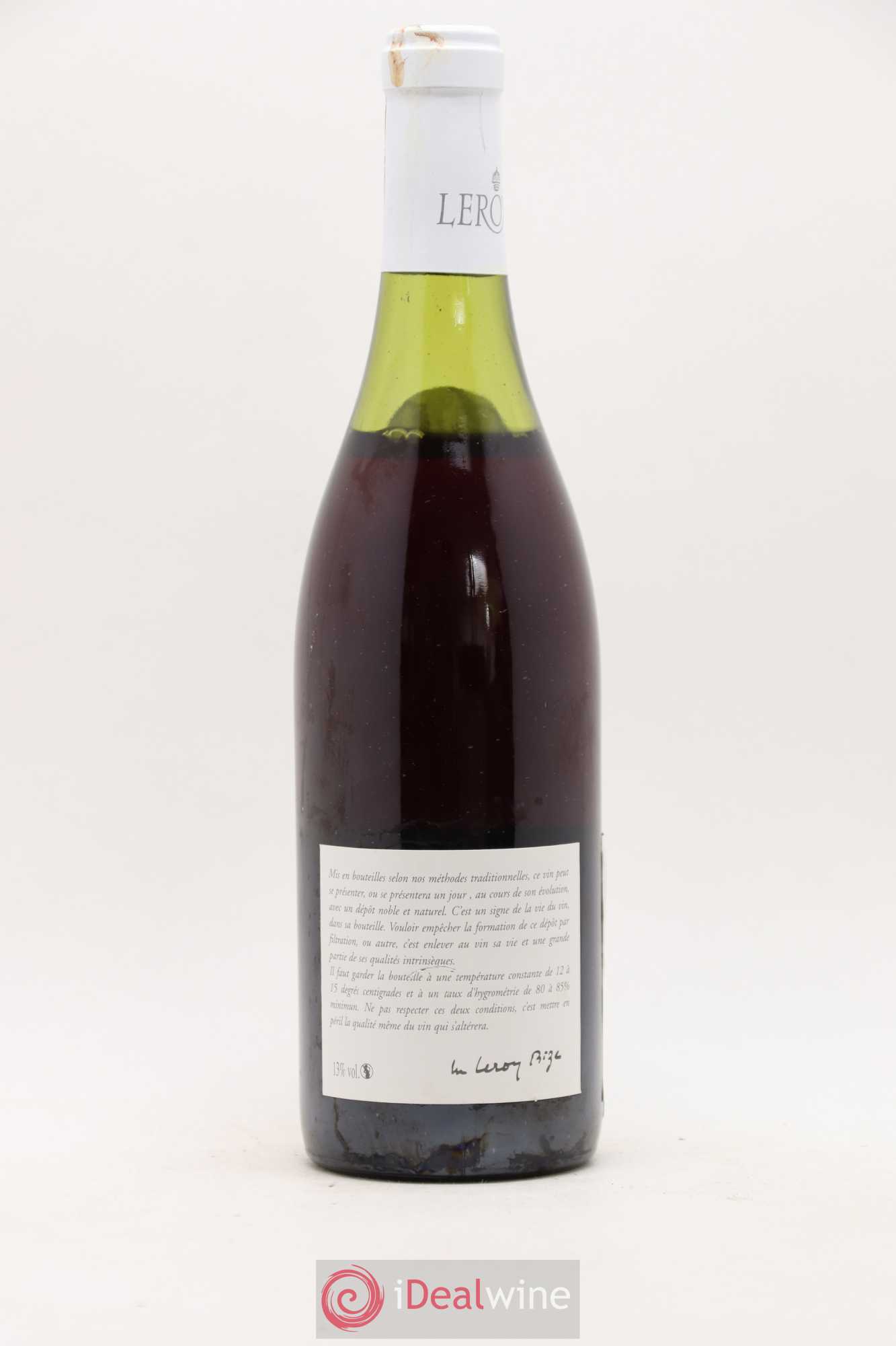 Musigny Grand Cru Leroy SA 1972 - Lotto di 1 bottiglia - 1