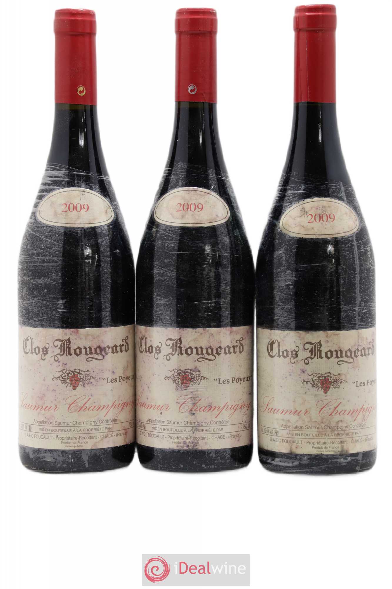 Saumur-Champigny Les Poyeux Clos Rougeard 2009 - Lot de 3 bouteilles - 0