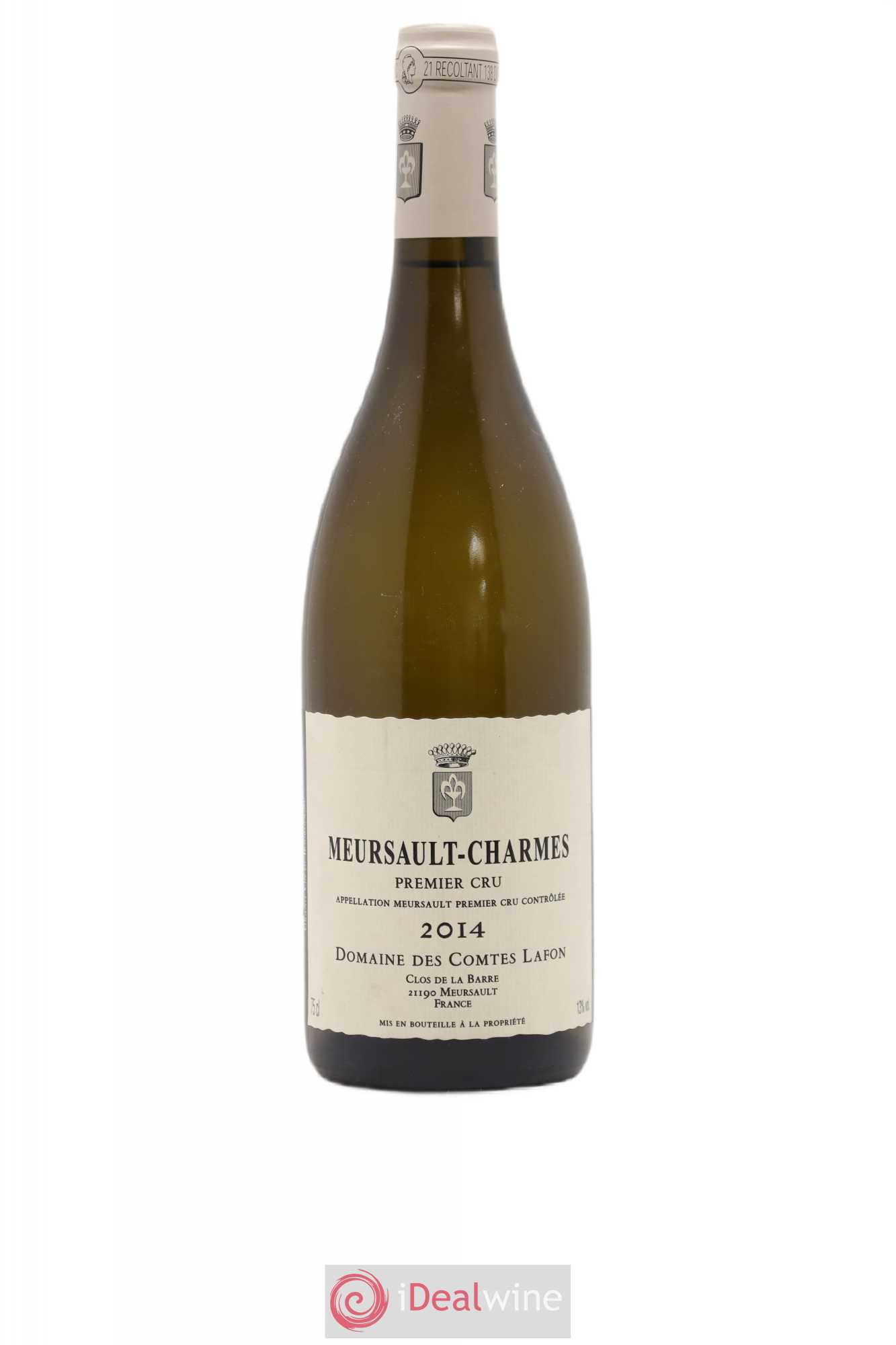 Meursault 1er Cru Charmes Comtes Lafon (Domaine des) 2014 - Lot de 1 bouteille - 0