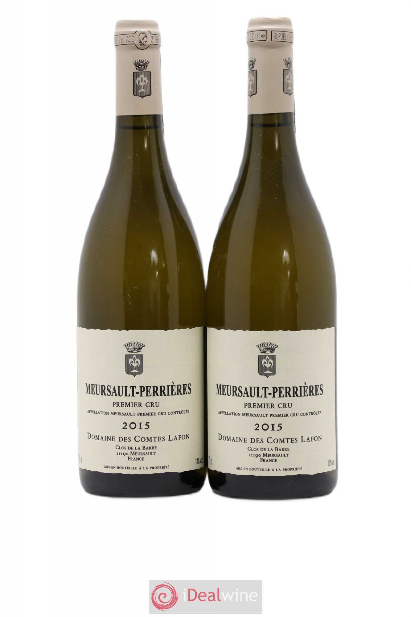 Meursault 1er Cru Perrières Comtes Lafon (Domaine des) 2015 - Lot de 2 bouteilles - 0