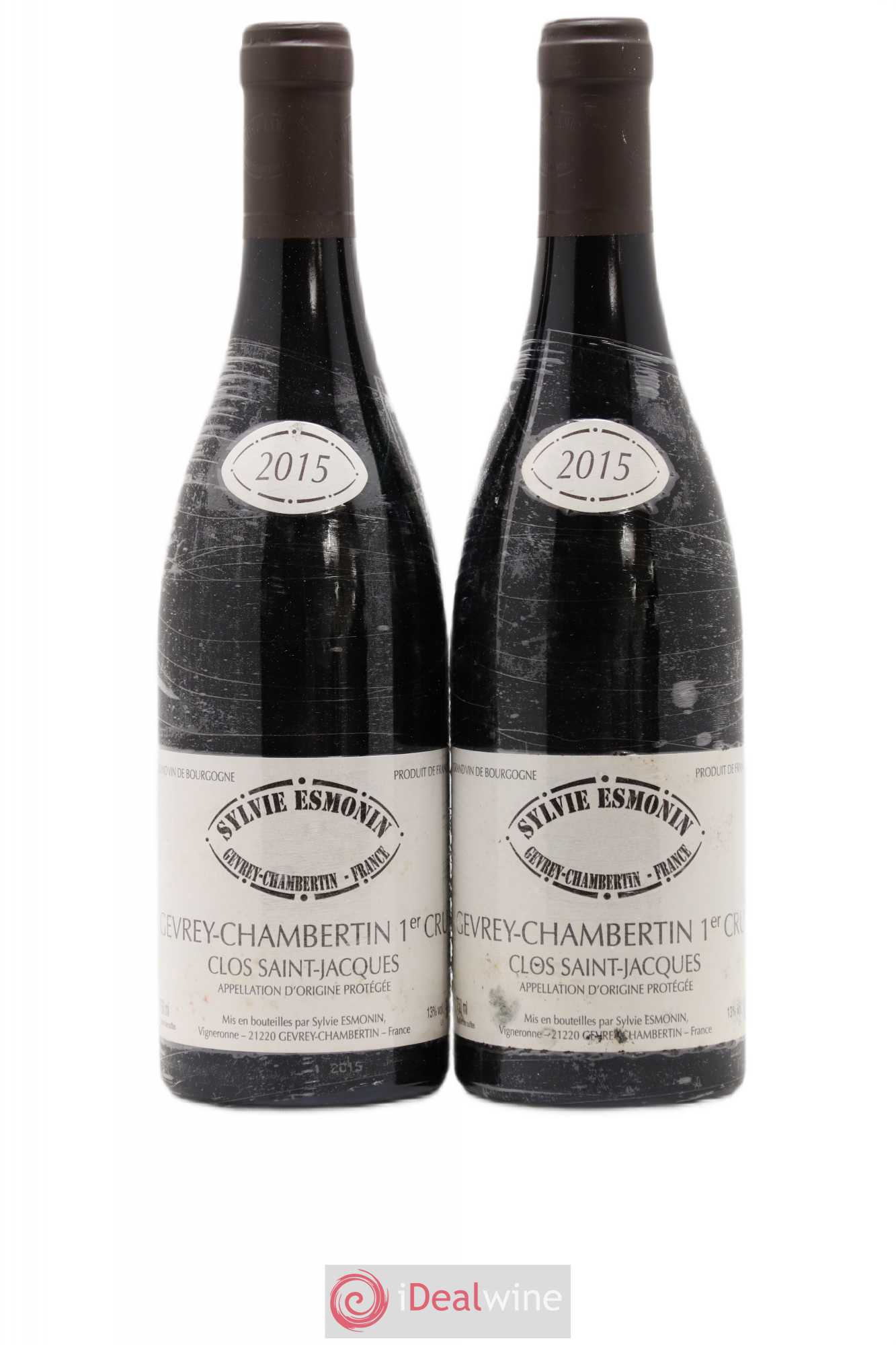 Gevrey-Chambertin 1er Cru Clos Saint Jacques Sylvie Esmonin 2015 - Lot de 2 bouteilles - 0