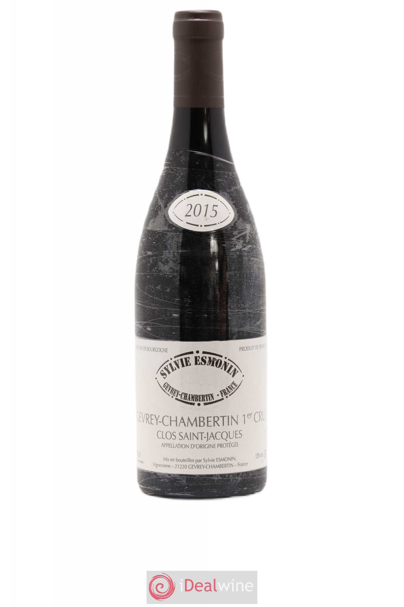 Gevrey-Chambertin 1er Cru Clos Saint Jacques Sylvie Esmonin 2015 - Lot de 1 bouteille - 0