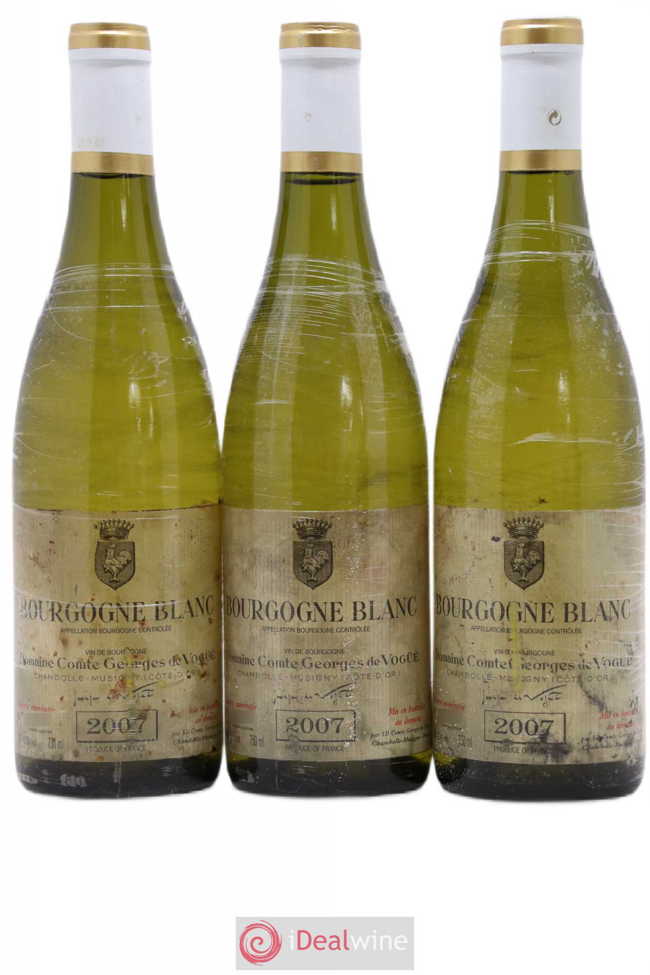 Bourgogne Comte Georges de Vogüé 2007 - Lot de 3 bouteilles - 0