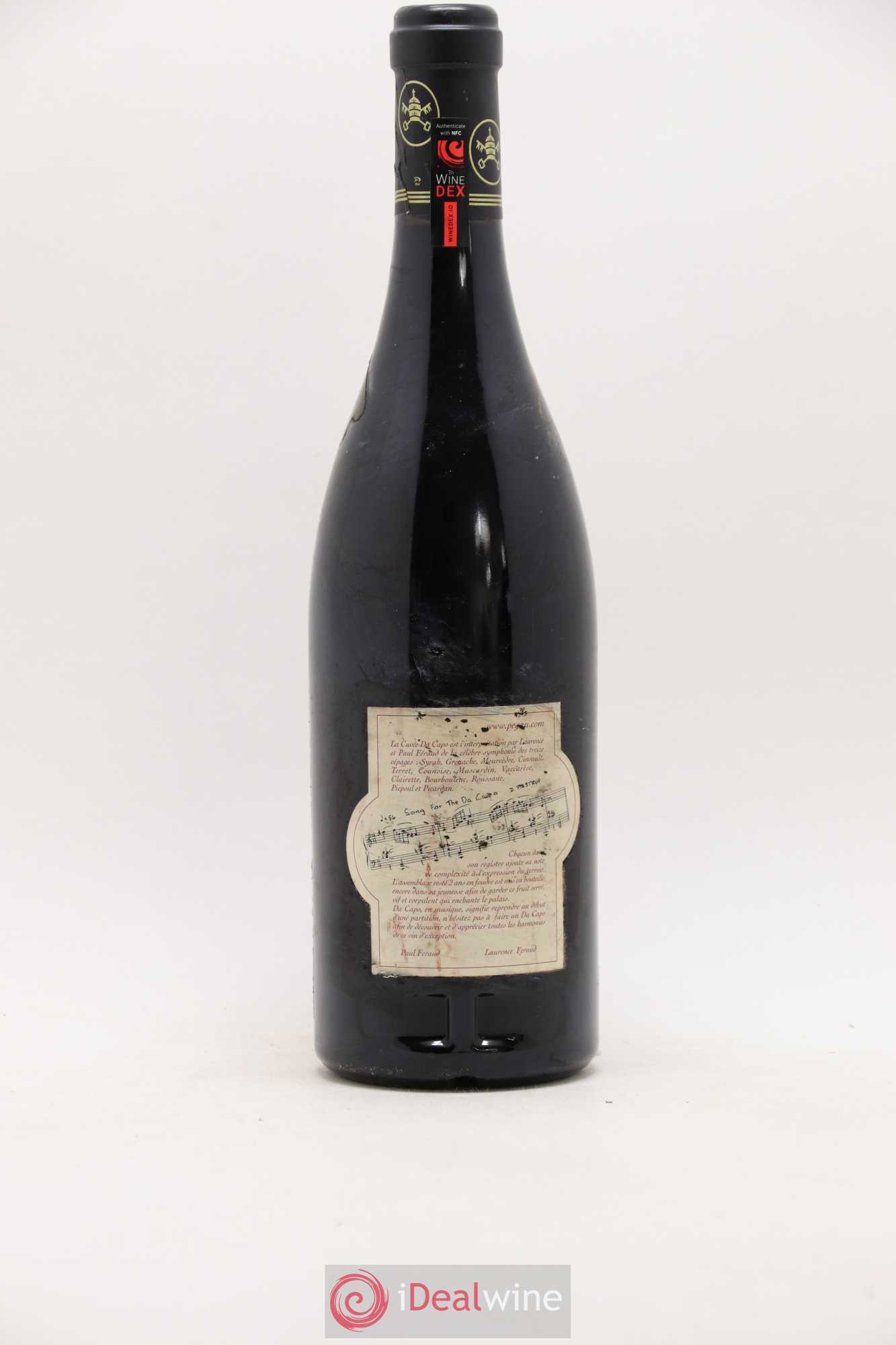 Châteauneuf-du-Pape Domaine du Pégau Cuvée Da Capo Paul et Laurence Féraud 2000 - Lot de 1 bouteille - 1