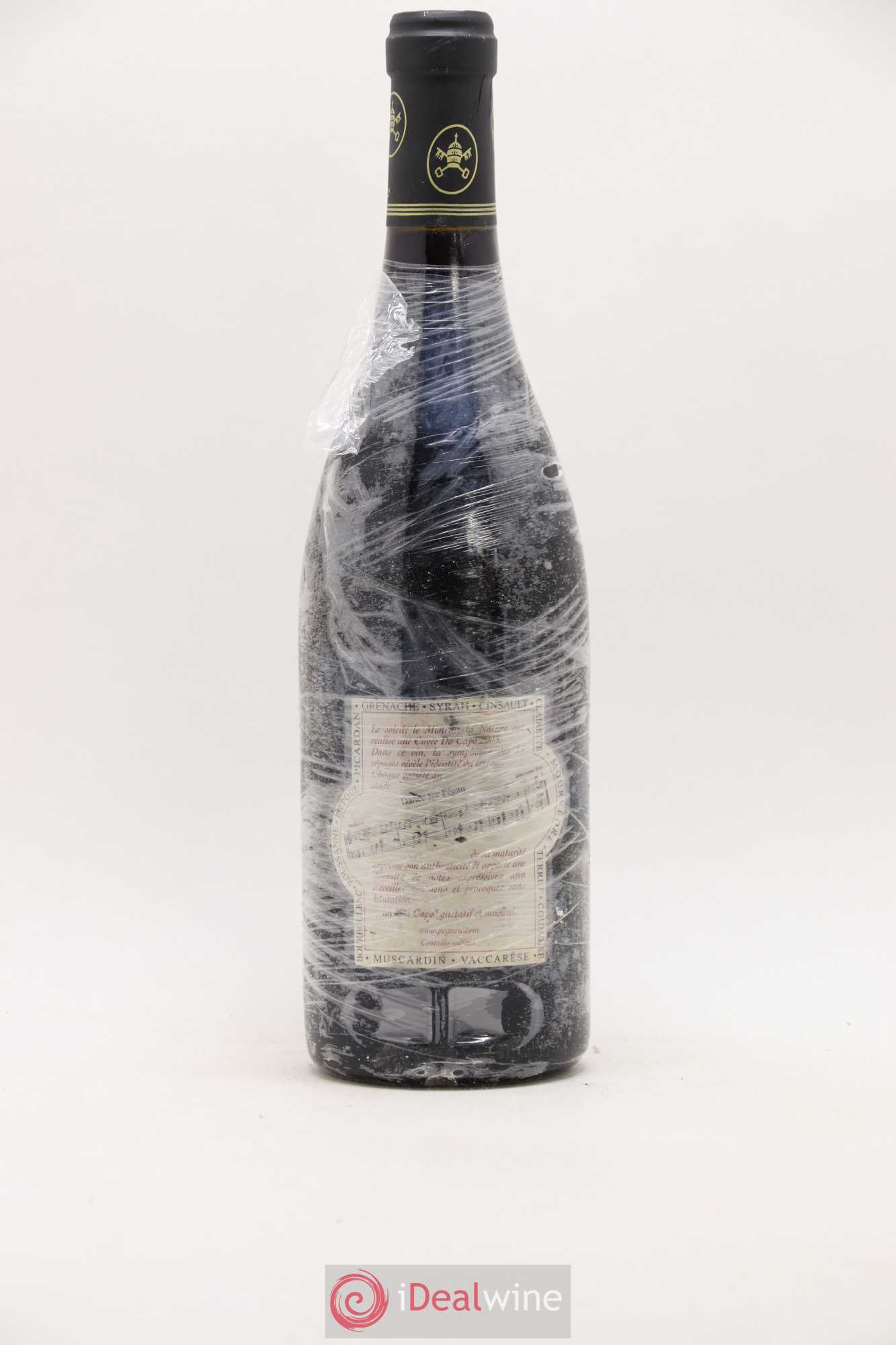 Châteauneuf-du-Pape Domaine du Pégau Cuvée Da Capo Paul et Laurence Féraud 2003 - Lot de 1 bouteille - 1