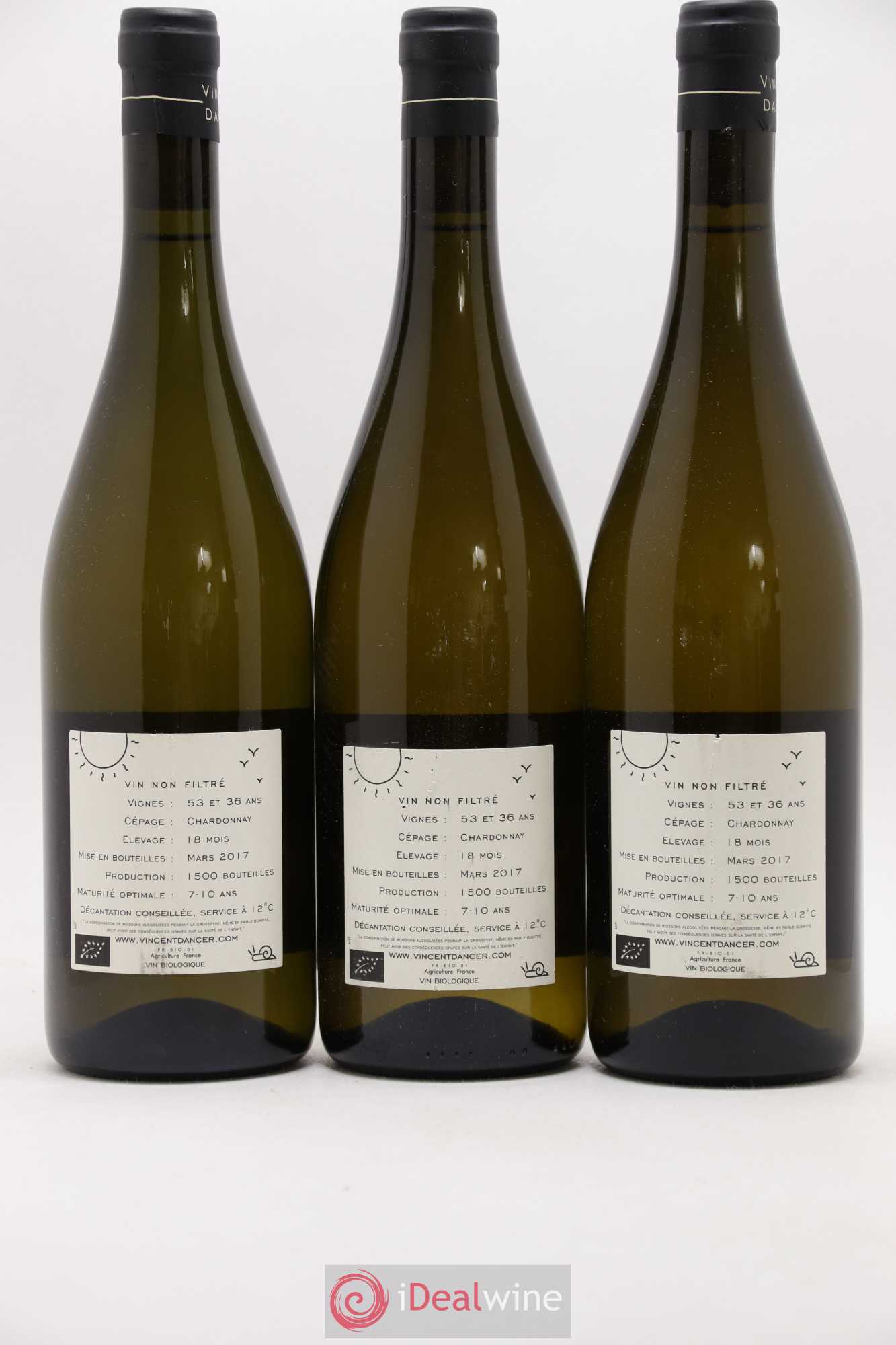 Meursault 1er Cru Perrières Vincent Dancer 2015 - Lot de 3 bouteilles - 1