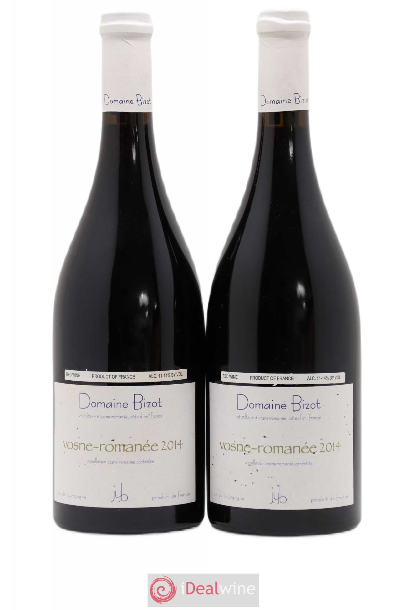 Vosne-Romanée Bizot (Domaine) 2014 - Lot de 2 bouteilles - 0