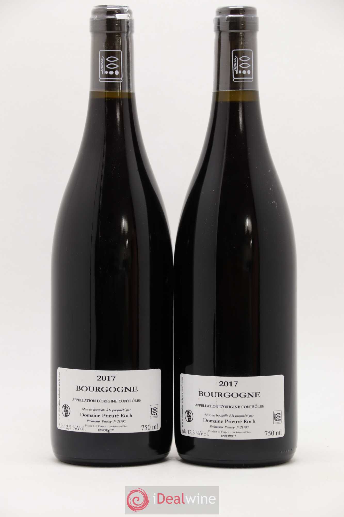 Bourgogne Pinoterie Prieuré Roch Pure 2017 - Lot de 2 bouteilles - 1