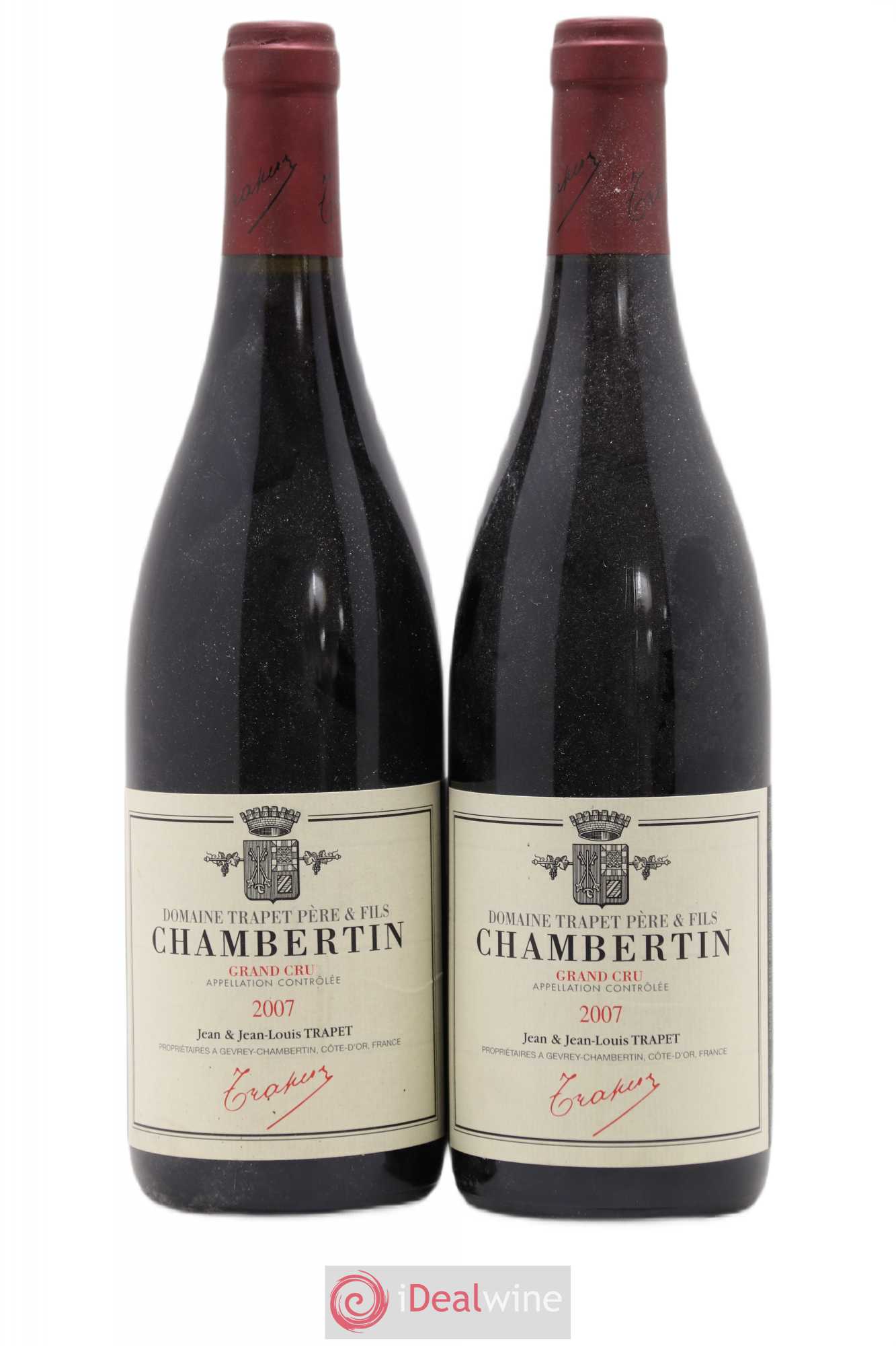 Chambertin Grand Cru Domaine Trapet 2007 - Lot de 2 bouteilles - 0