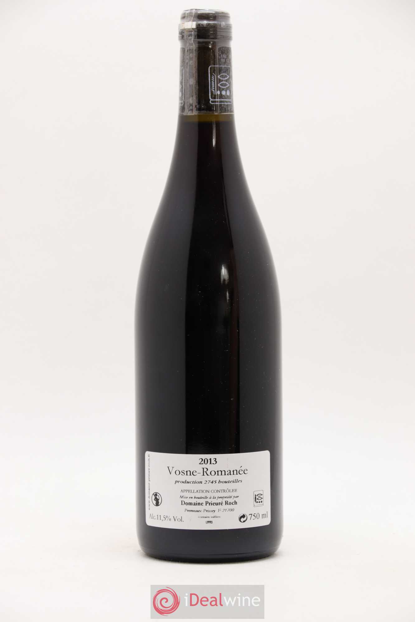 Vosne-Romanée Vieilles Vignes Prieuré Roch 2013 - Lot de 1 bouteille - 1