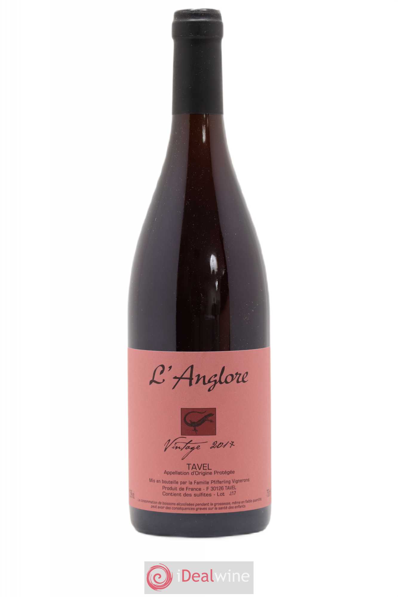 Tavel Vintage L'Anglore 2017 - Lot de 1 bouteille - 0